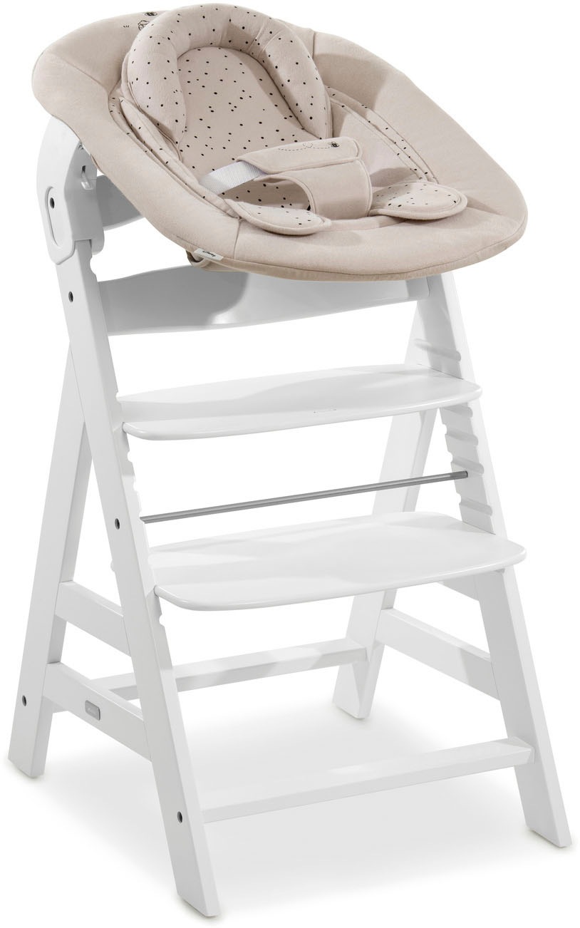 Hauck Hochstuhlaufsatz »Alpha Bouncer 2in1 Winnie the Pooh beige« bis, 9 kg, mit Wippgestell