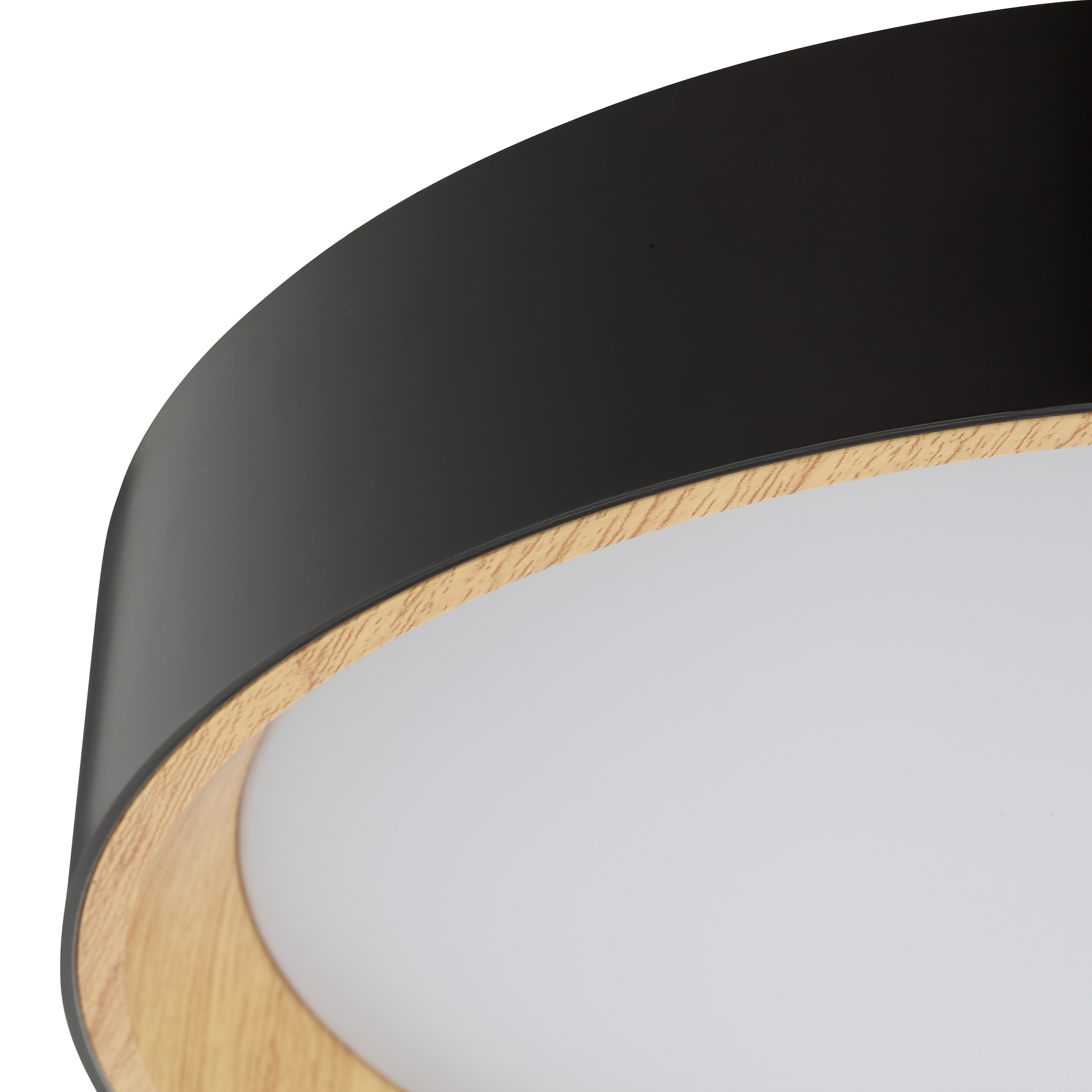 Brilliant LED Deckenleuchte »Larios« LED-Modul 1 Stk. warmweiß - kaltweiß Ø 39 cm, 2100lm, 3000-6500K, dimmbar, braun/schwarz