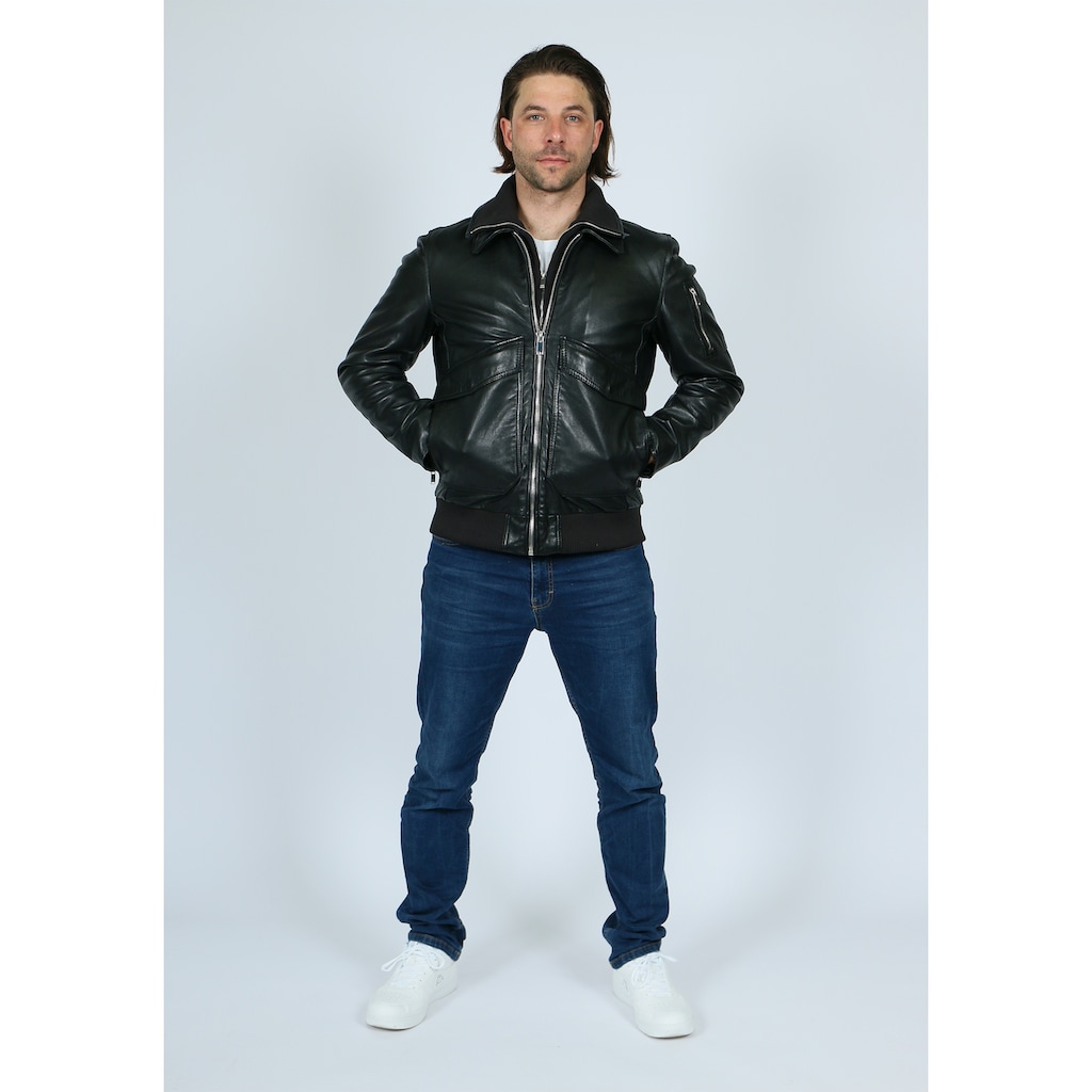 Freaky Nation Lederjacke »The Dude-FN«