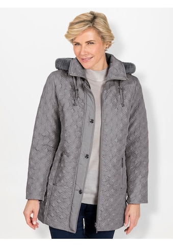 Steppjacke, mit Kapuze