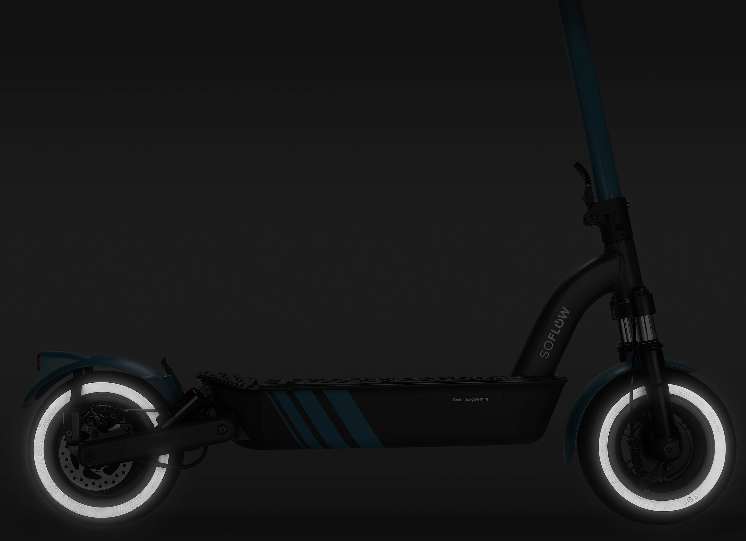 soflow E-Scooter »SO4 PRO MAX« mit Straßenzulassung, ABE, Apple Find My, 75 km Reichweite, 10 Zoll