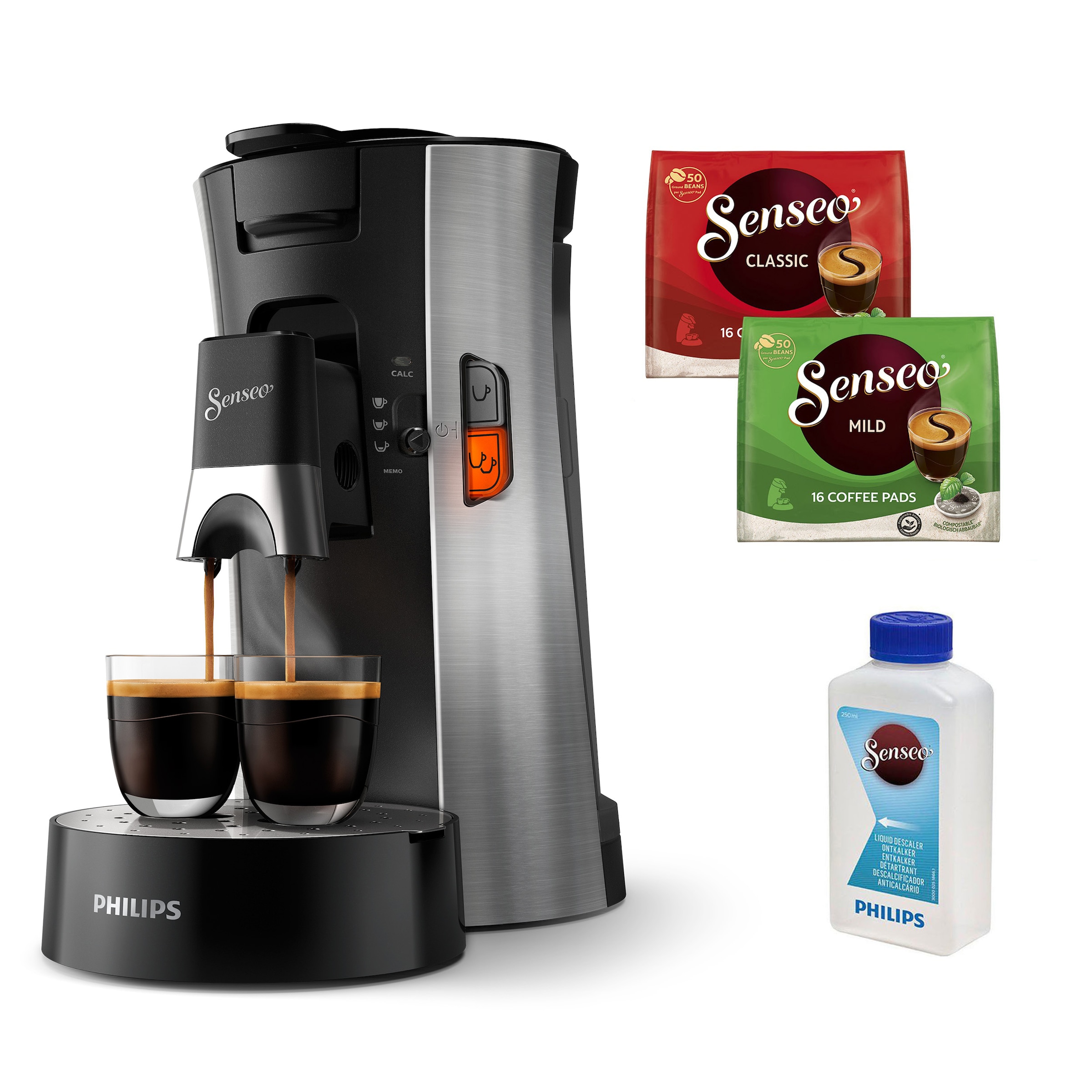 Kaffeepadmaschine »Select CSA250/10«, inkl. Gratis-Zugaben im Wert von € 14,- UVP