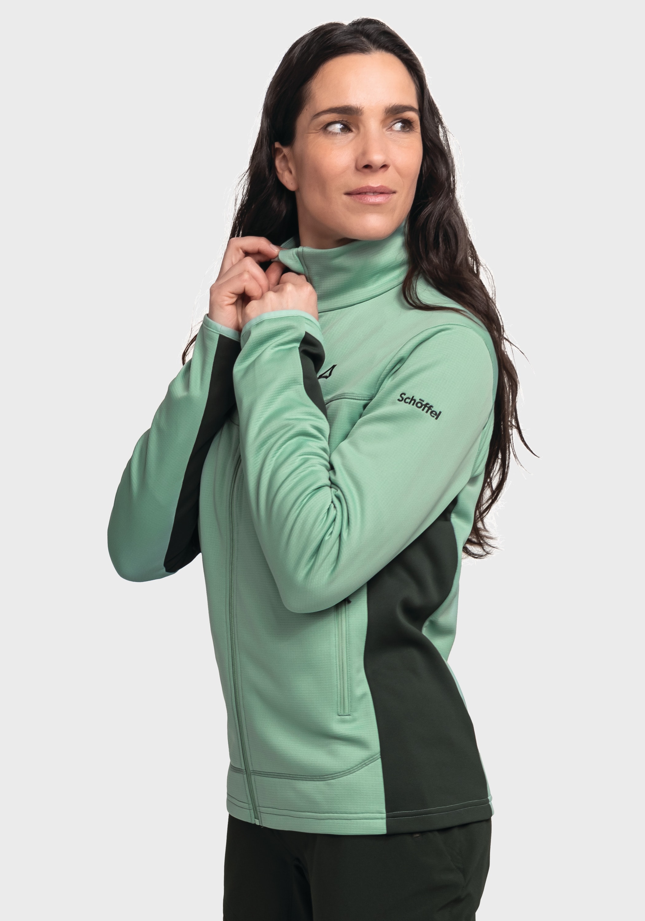 Schöffel Fleecejacke »Hiking Fleece Jk Style Milagle WMS«, ohne Kapuze