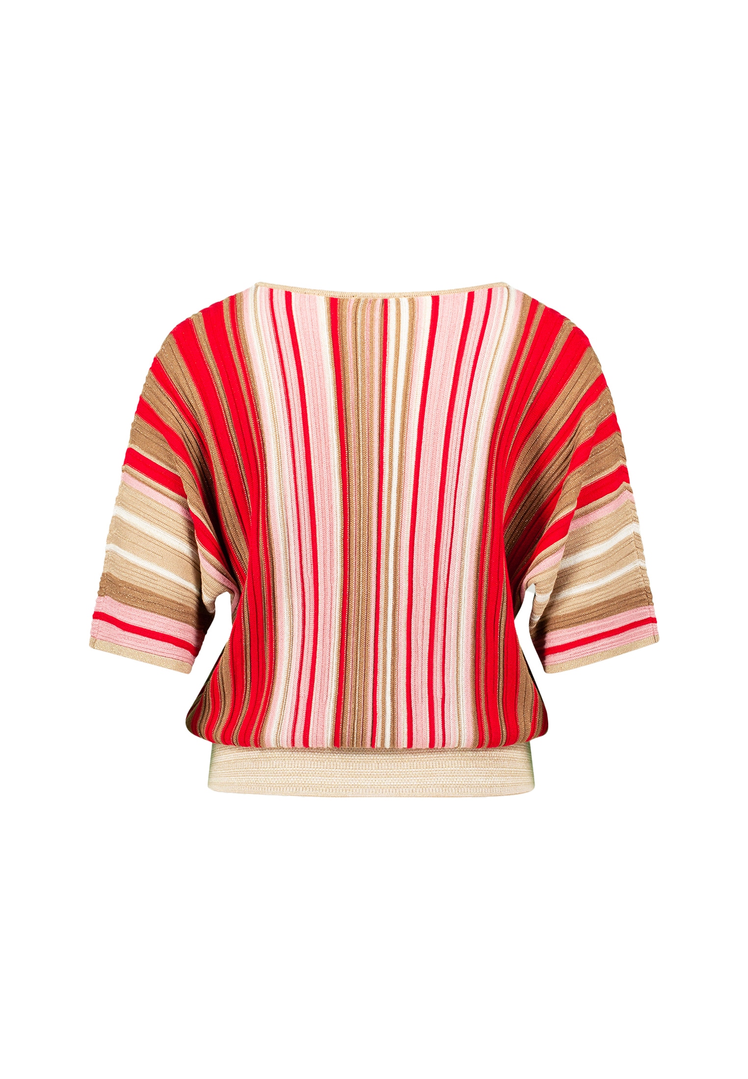 Zero Rundhalspullover »Oversized-Pullover gestreift«