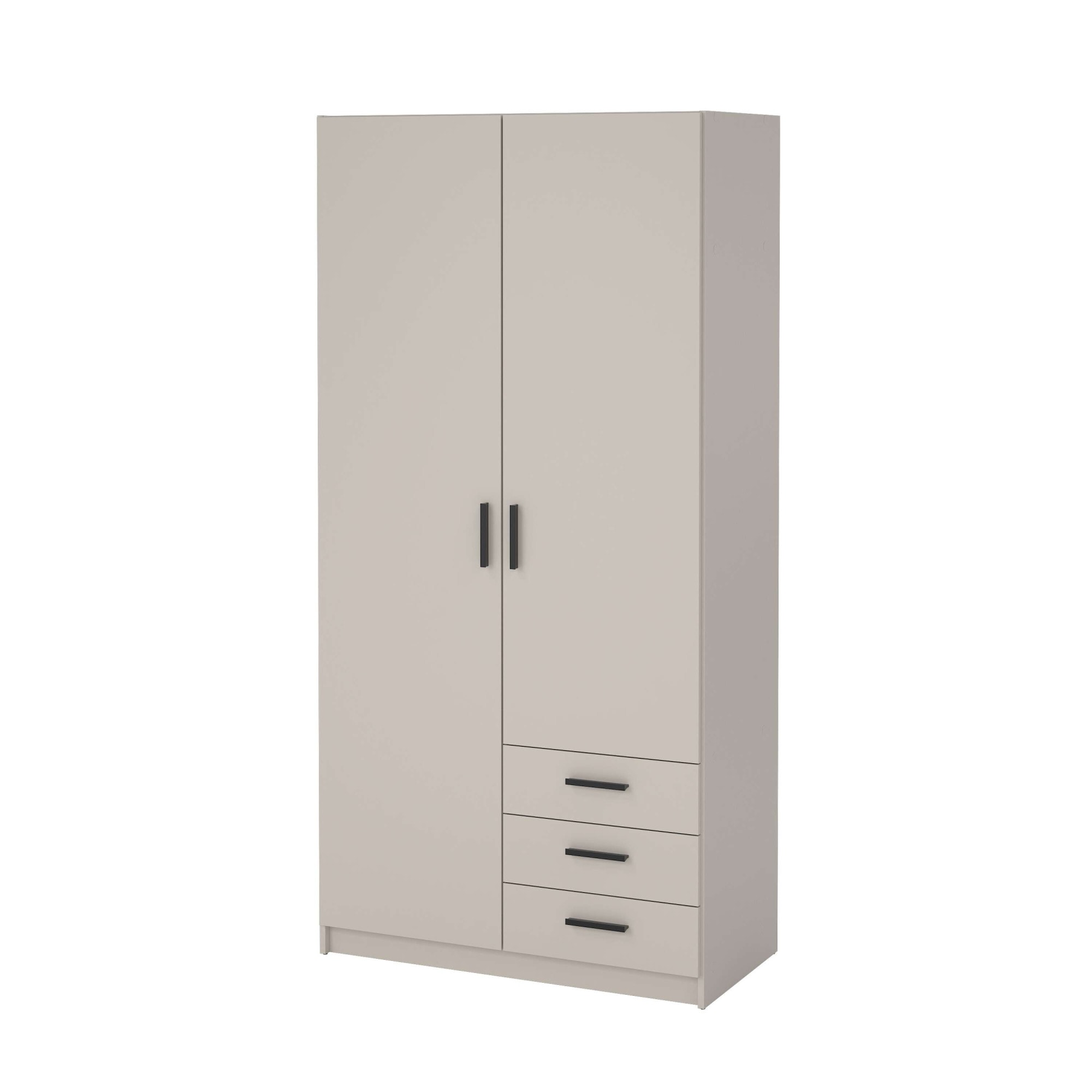Home affaire Kleiderschrank »Sprint, viel Stauraum, robuste Qualität, 3 Breiten 98, 147, 195 cm« Breite 98,5/147 oder 195,5 cm, je mit Einlegeböden und Kleiderstange