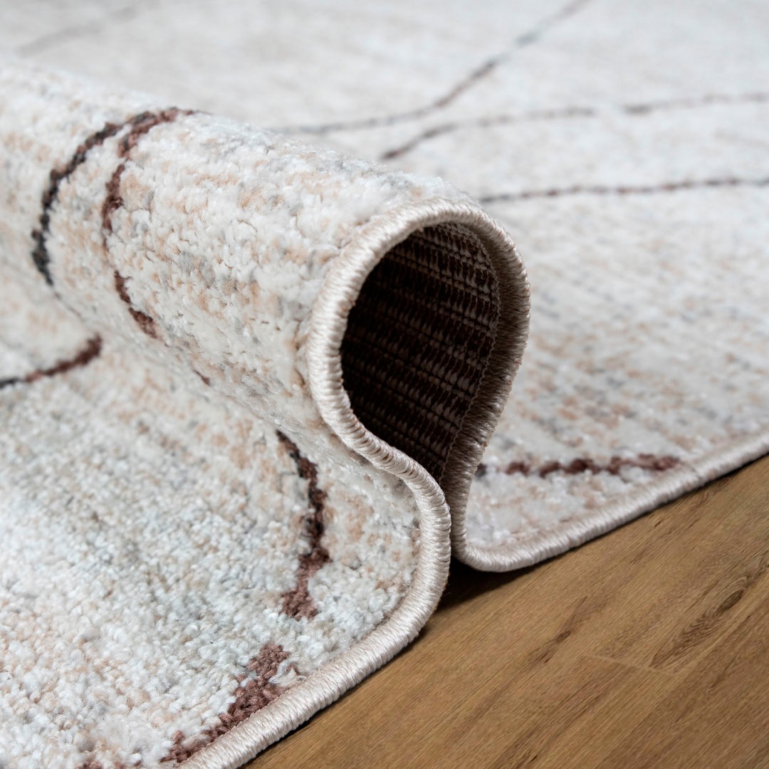 my home Teppich »Smilla«, rechteckig, 9 mm Höhe, mit besonders weichem Flor, Kurzflor, moderne Berber Optik, Boho