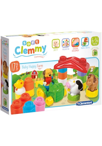 Clementoni® Spielbausteine »Clemmy Soft - Happy Farm«, (17 St.) kaufen