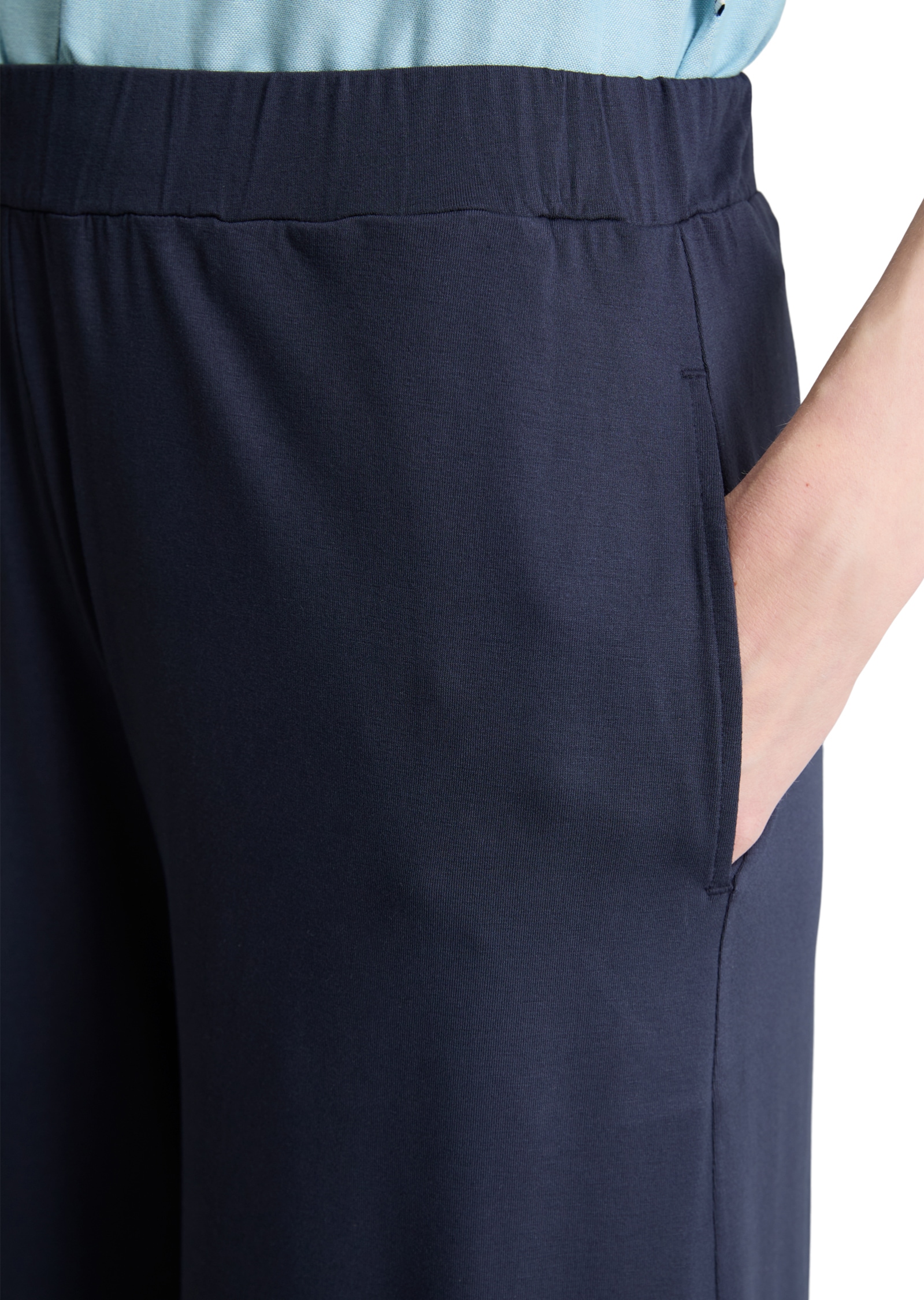 Marc O'Polo DENIM Culotte  Weite Jerseyhose aus LENZING™ ECOVERO™