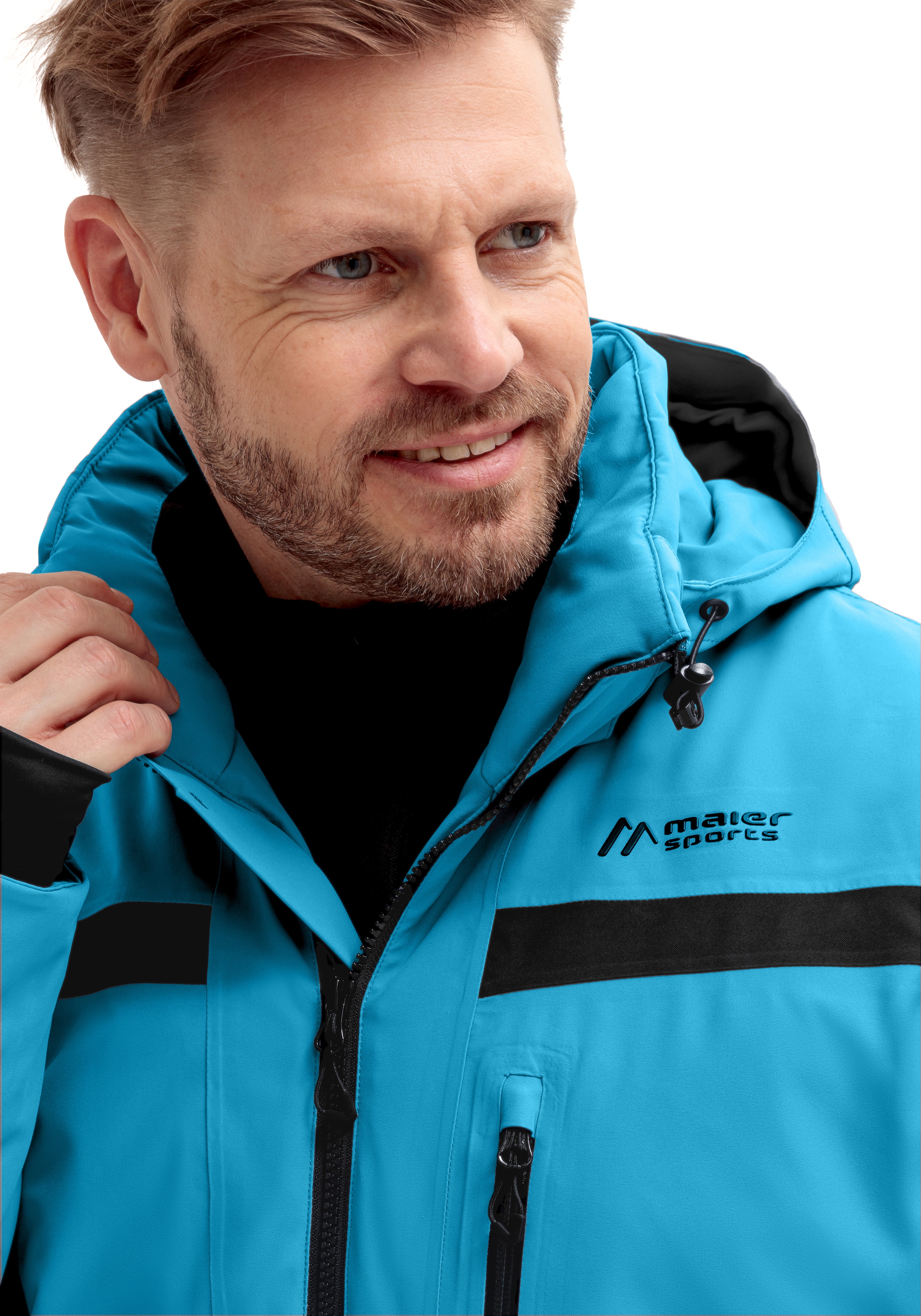 Maier Sports Skijacke »Lanciano M« Herren Winterjacke wattiert u. wasserdicht