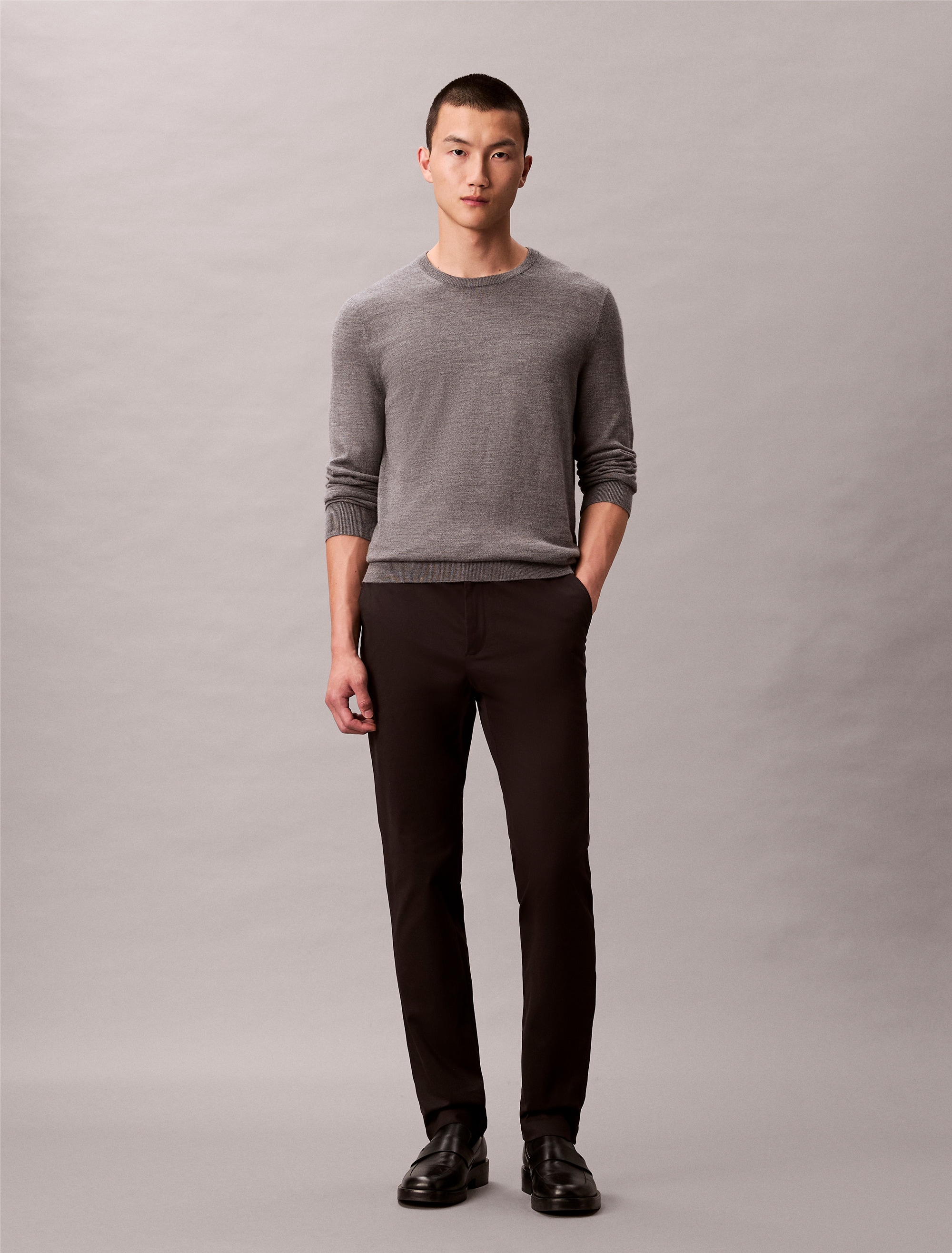 Calvin Klein Chinohose »SLIM SATEEN CHINO TROUSER«  slim fit