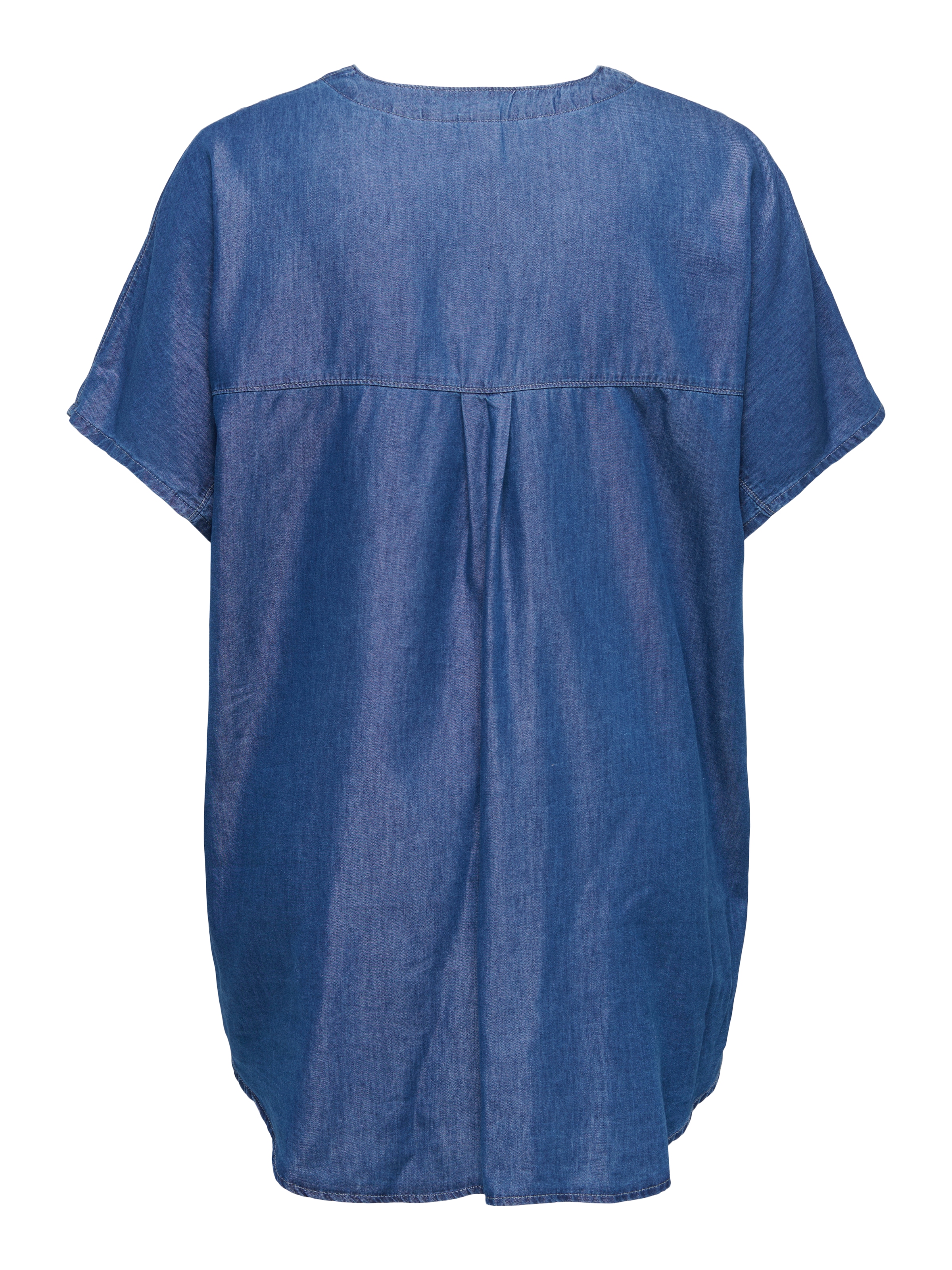 ONLY CARMAKOMA Kurzarmbluse »CARBEA S/S TUNIC DNM GUA«