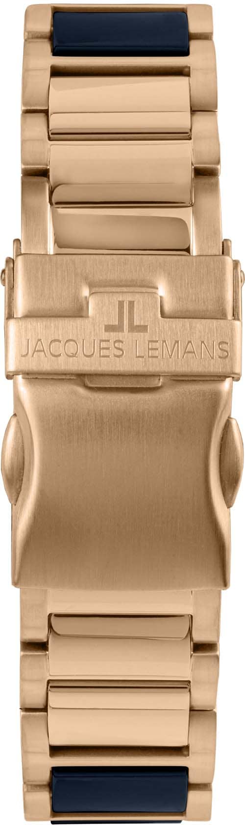 Jacques Lemans Keramikuhr »Liverpool, 42-12H«, Quarzuhr, Amrbanduhr, Damenuhr, Datum