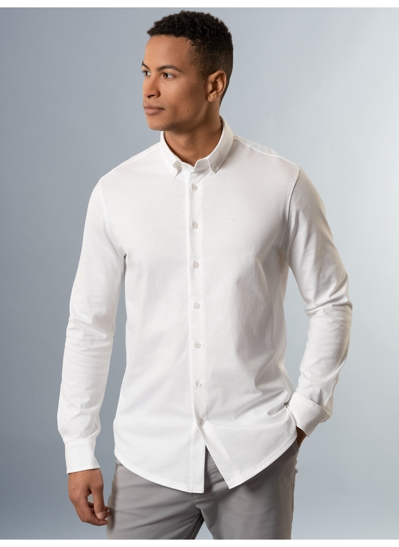 Poloshirt Trigema bei »TRIGEMA Business-Hemd DELUXE-Single-Jersey« aus