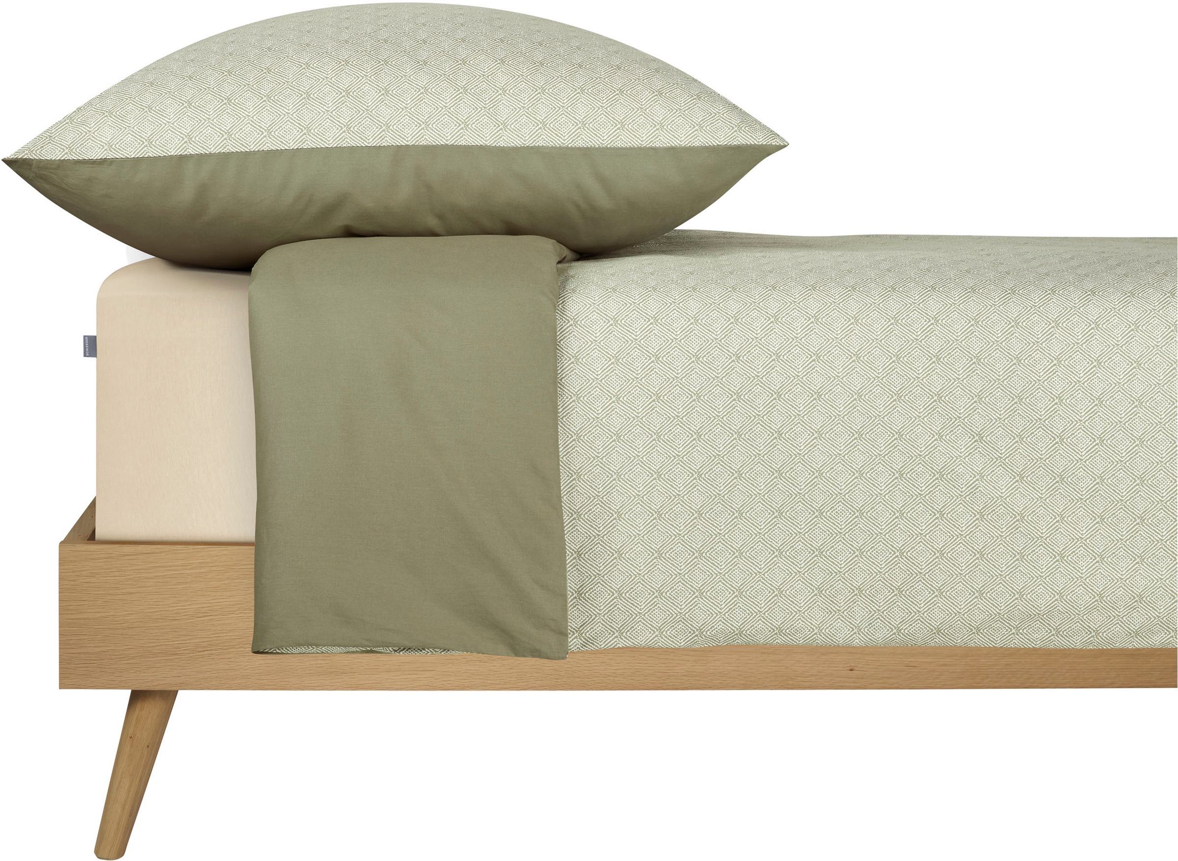 Schiesser Wendebettwäsche »Ethno aus weicher Baumwolle mit dezentem Ethnomuster«, Made in Green