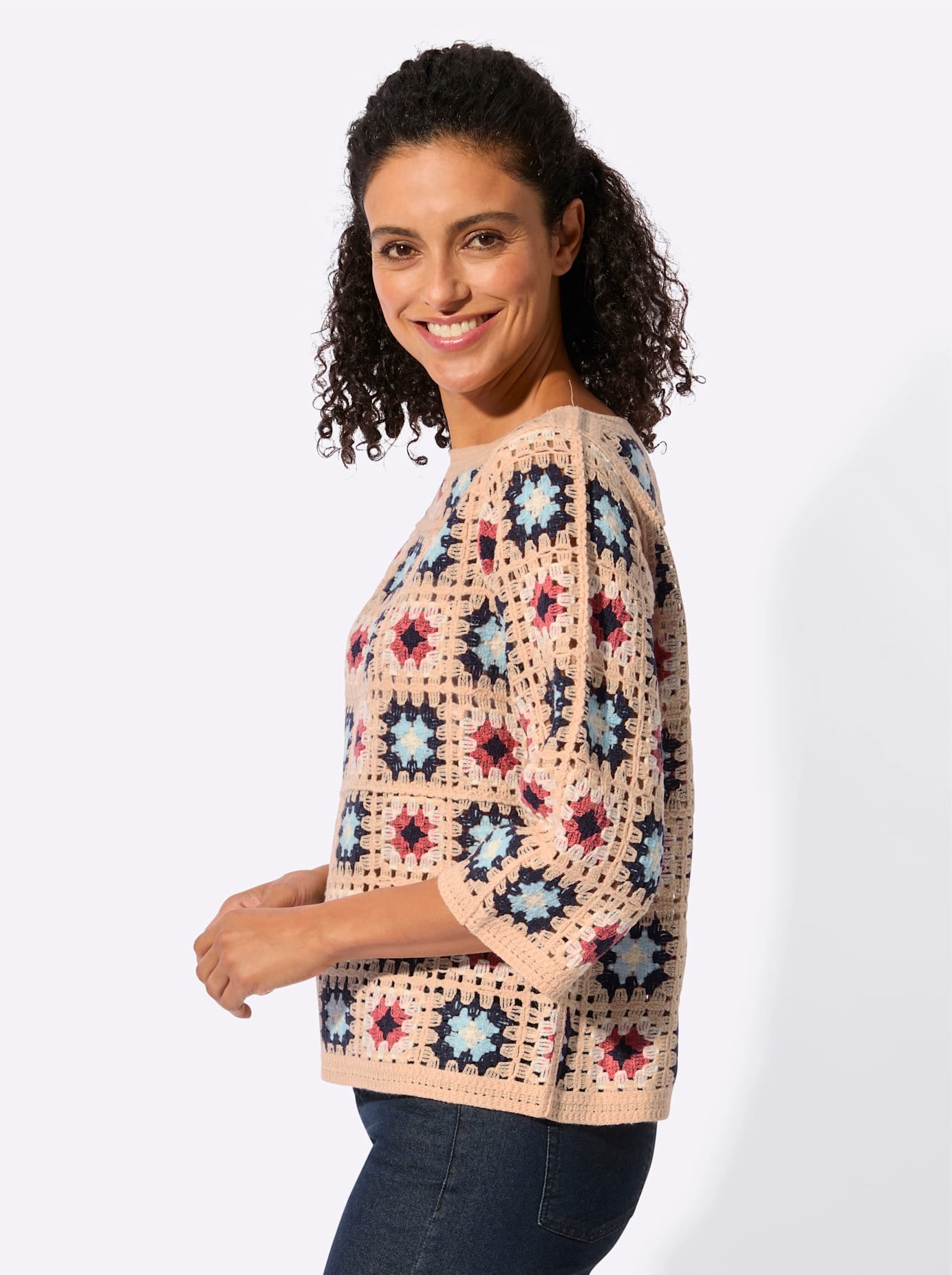 Inspirationen 3/4 Arm-Pullover »Pullover«