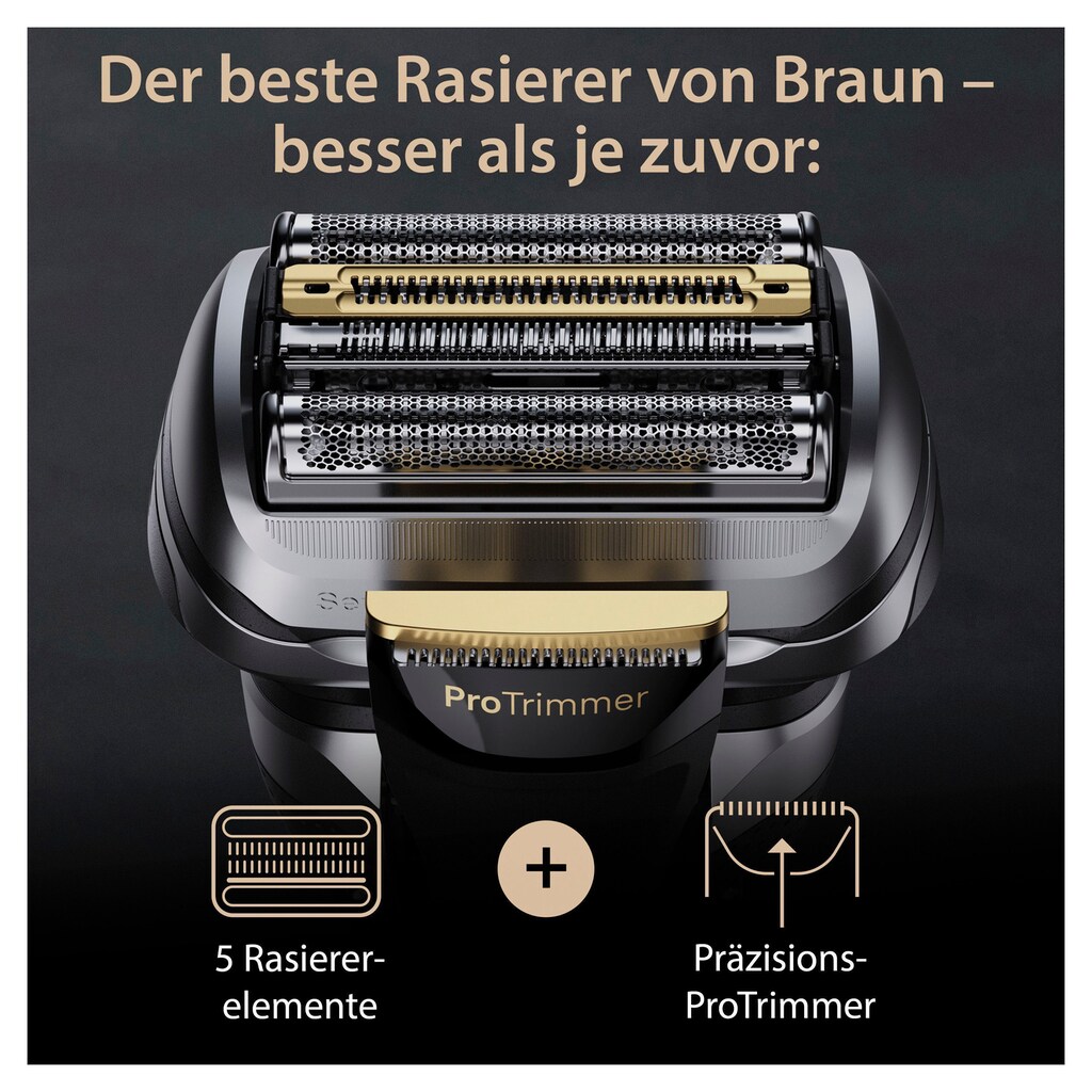 Braun Elektrorasierer »Series 9 Pro+ 9567cc«, Reinigungsstation