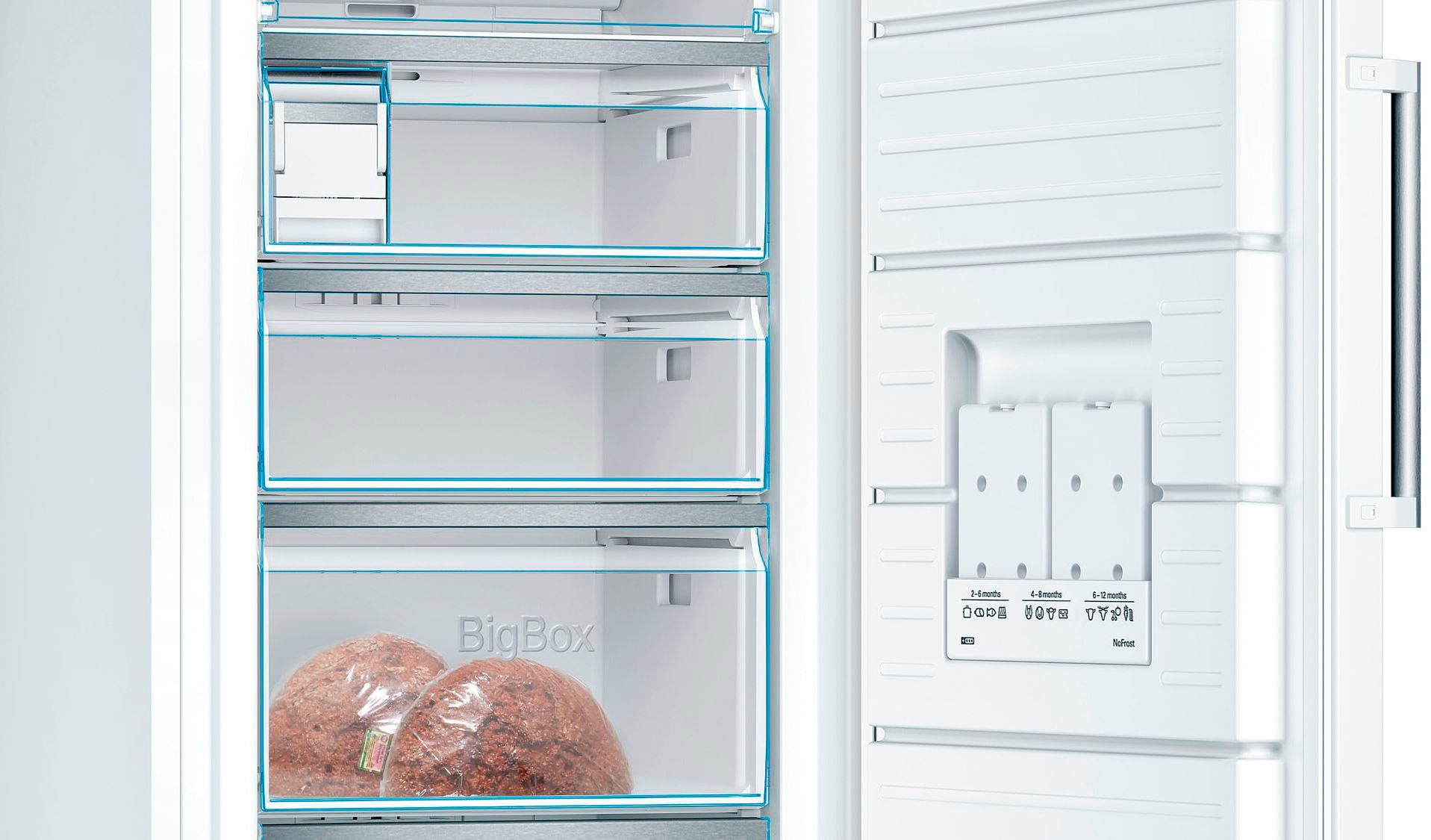 BOSCH Gefrierschrank 6 »GSN51AWDV«, 161 cm hoch, 70 cm breit
