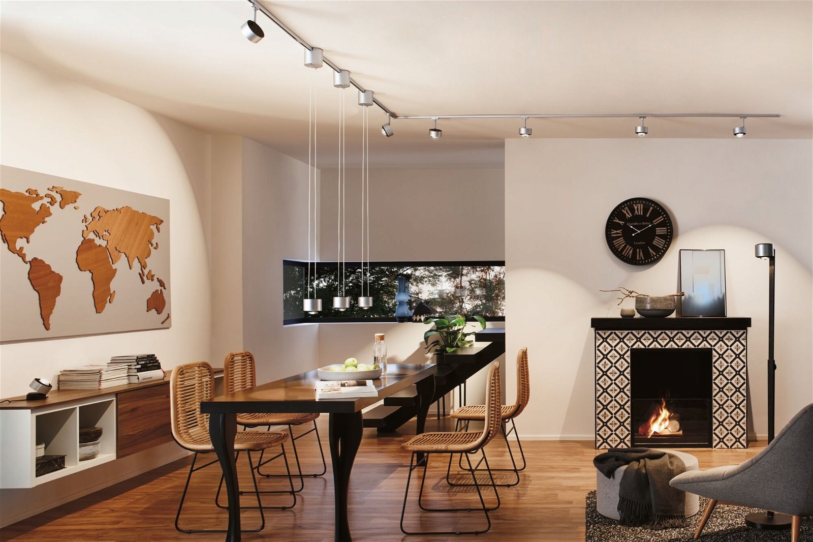 Paulmann Schienensystem-Leuchten »URail Schienenspot Aldan 533,8lm 8W 4000K 230V Schwarz matt, Schwarz« LED-Modul 1 Stk. Neutralweiß dimmbar Einzelspot