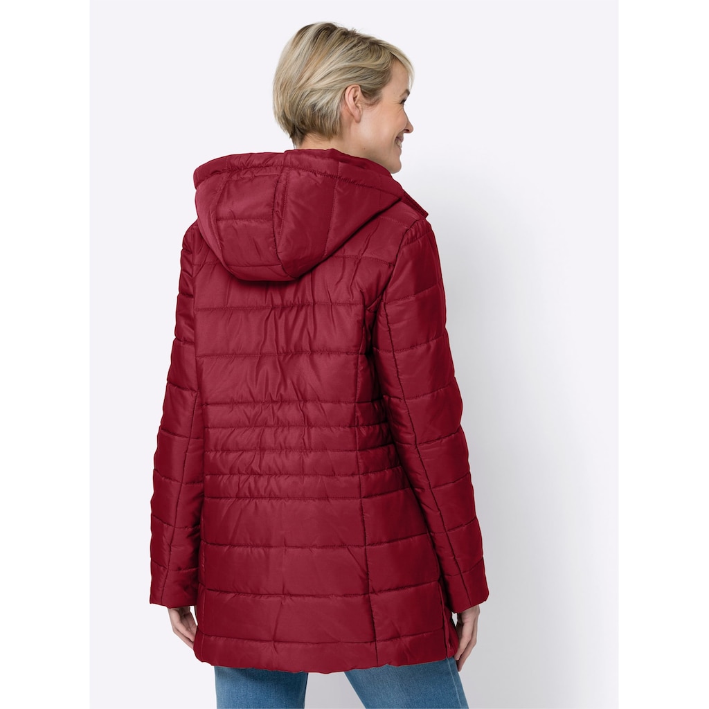 Classic Basics Steppjacke, mit Kapuze