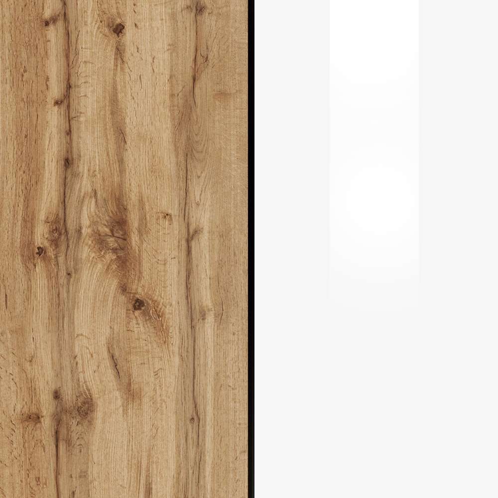 OTTO home Lowboard »ISEO, TV-Kommode,TV-Möbel,TV-Bank, 3 Fächer, Breite 200 cm« 1 Stk. tlg. stehend/hängend, 1 Klappe, 2 Türen Hochglanz lackiert, Made in Italy