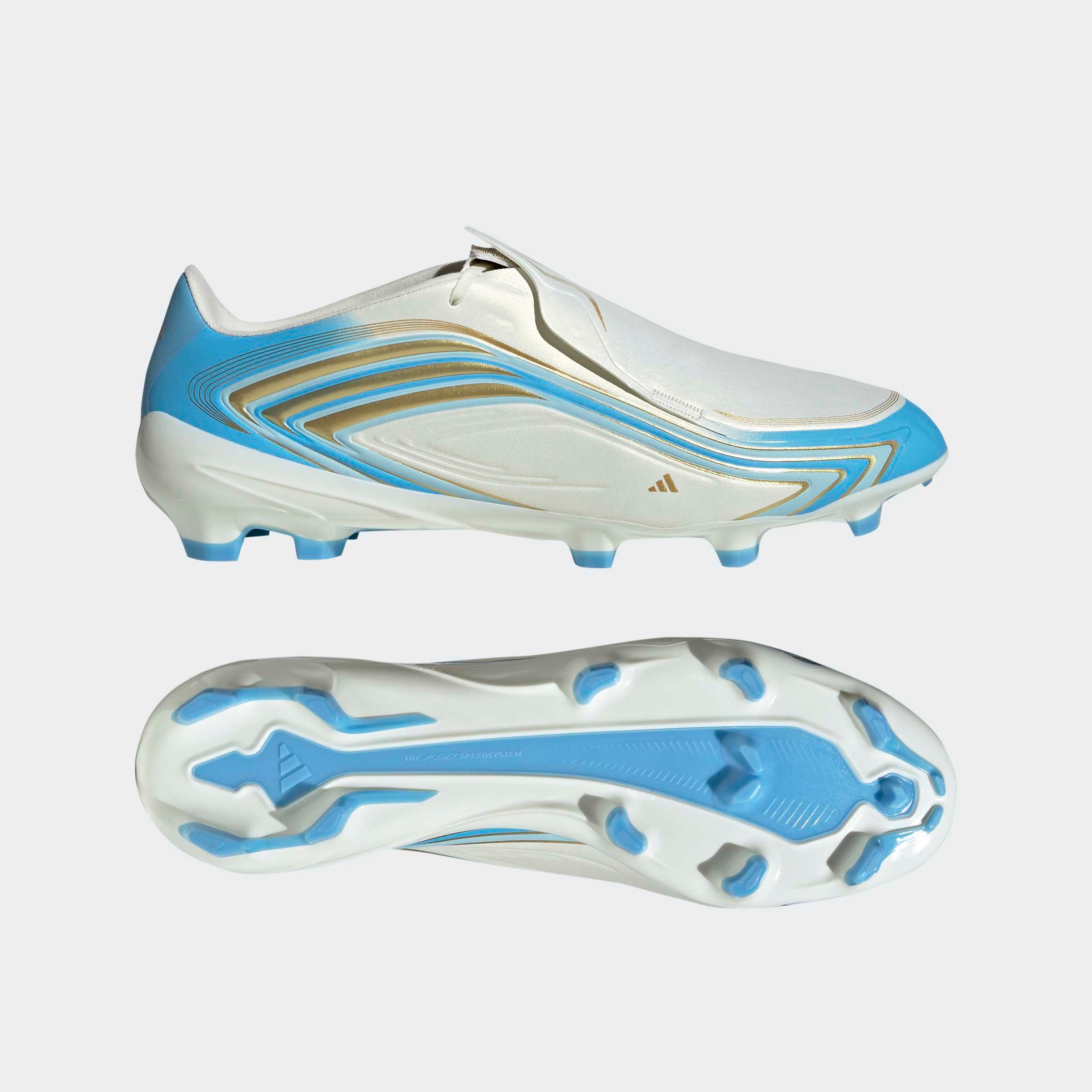 adidas Performance Fußballschuh »F50 MESSI LEAGUE , FESTE BÖDEN«  Außensohle für Rasen und feste Böden