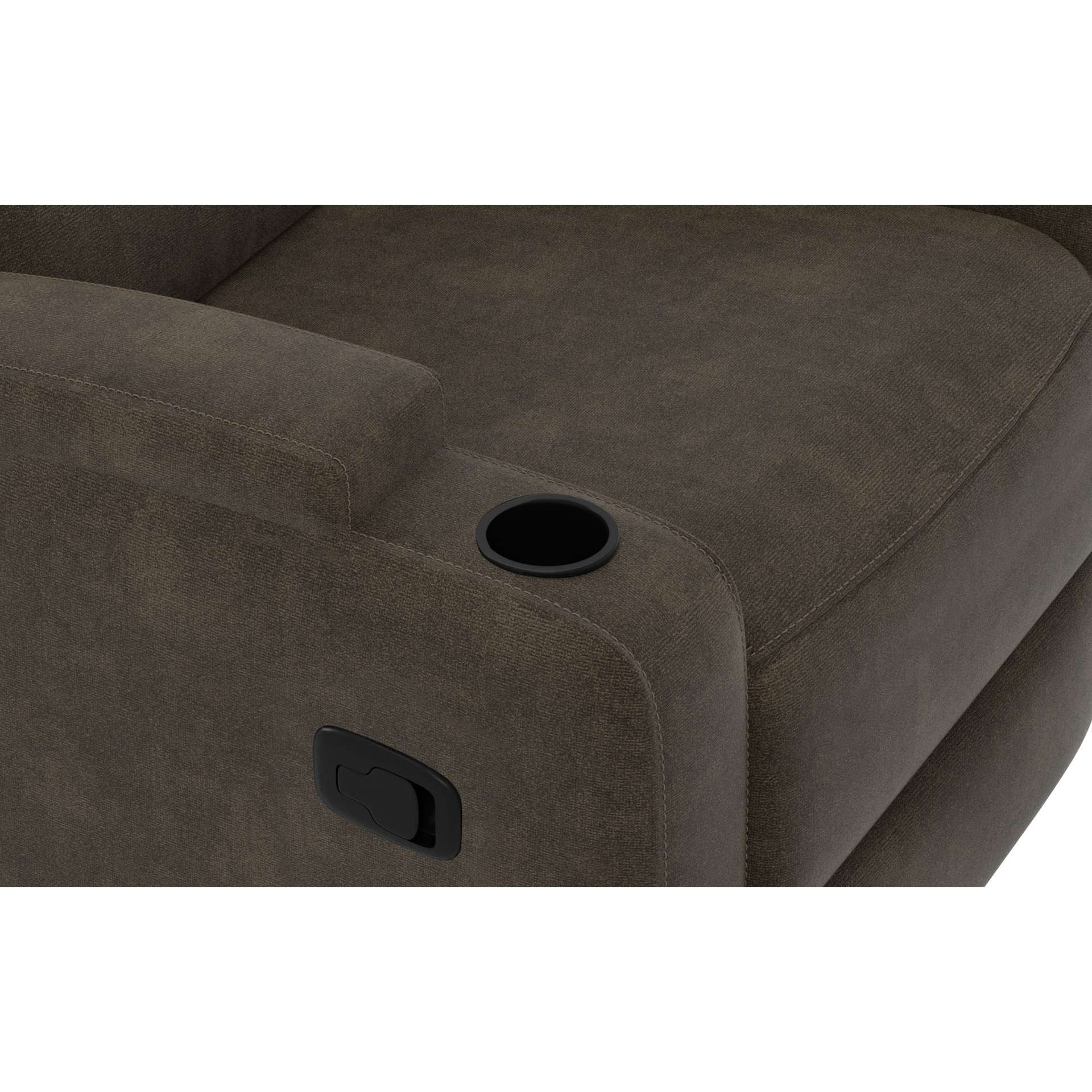 OTTO home 3-Sitzer »NAPORI Microfaser, Multimediasofa, Kinosessel XXL« Kinosofa mit 2 x Relaxfunktion und Getränkehalter