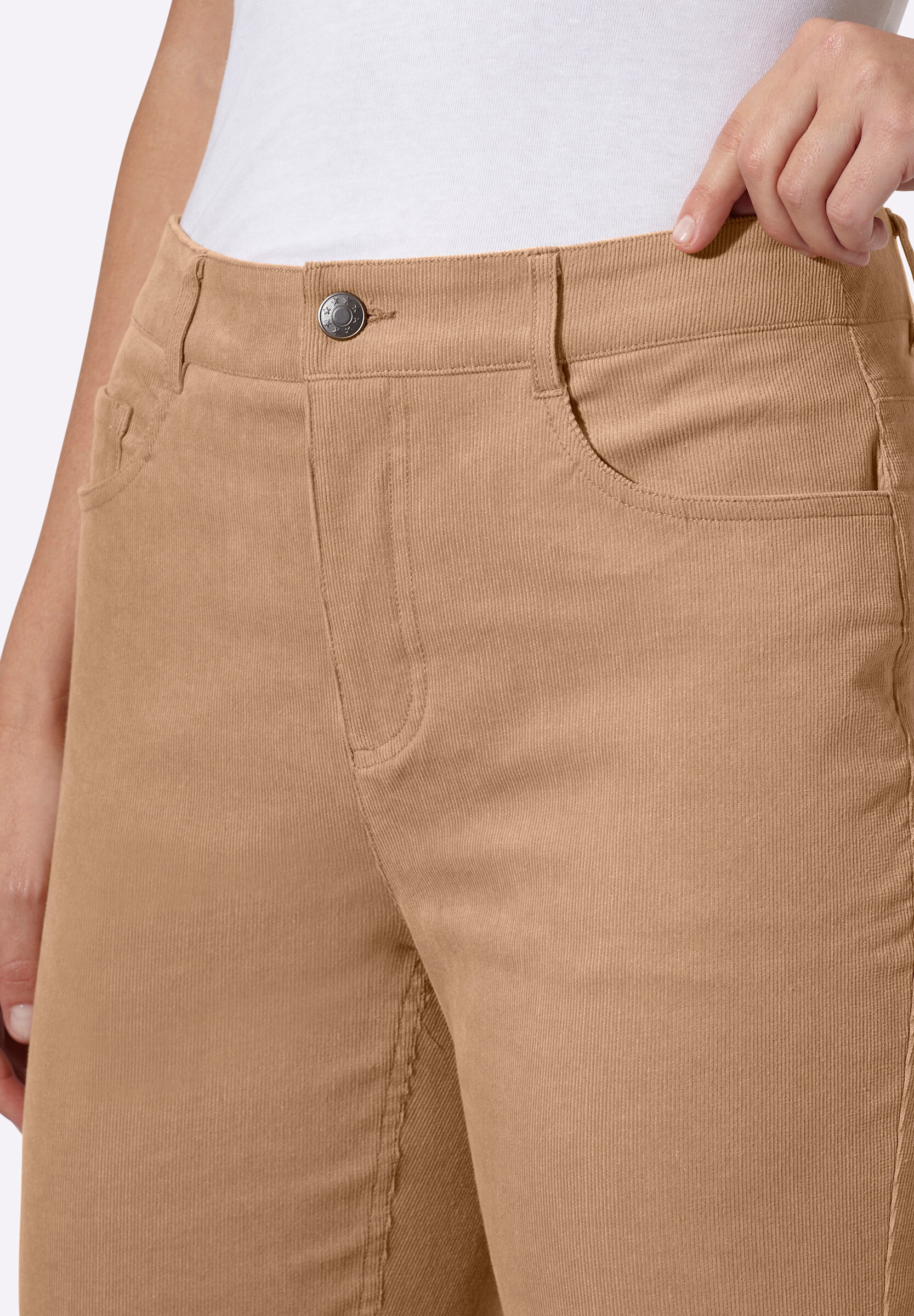 heine 5-Pocket-Hose »Cord-Hose Bootcuthose im 5-Pocket Style«