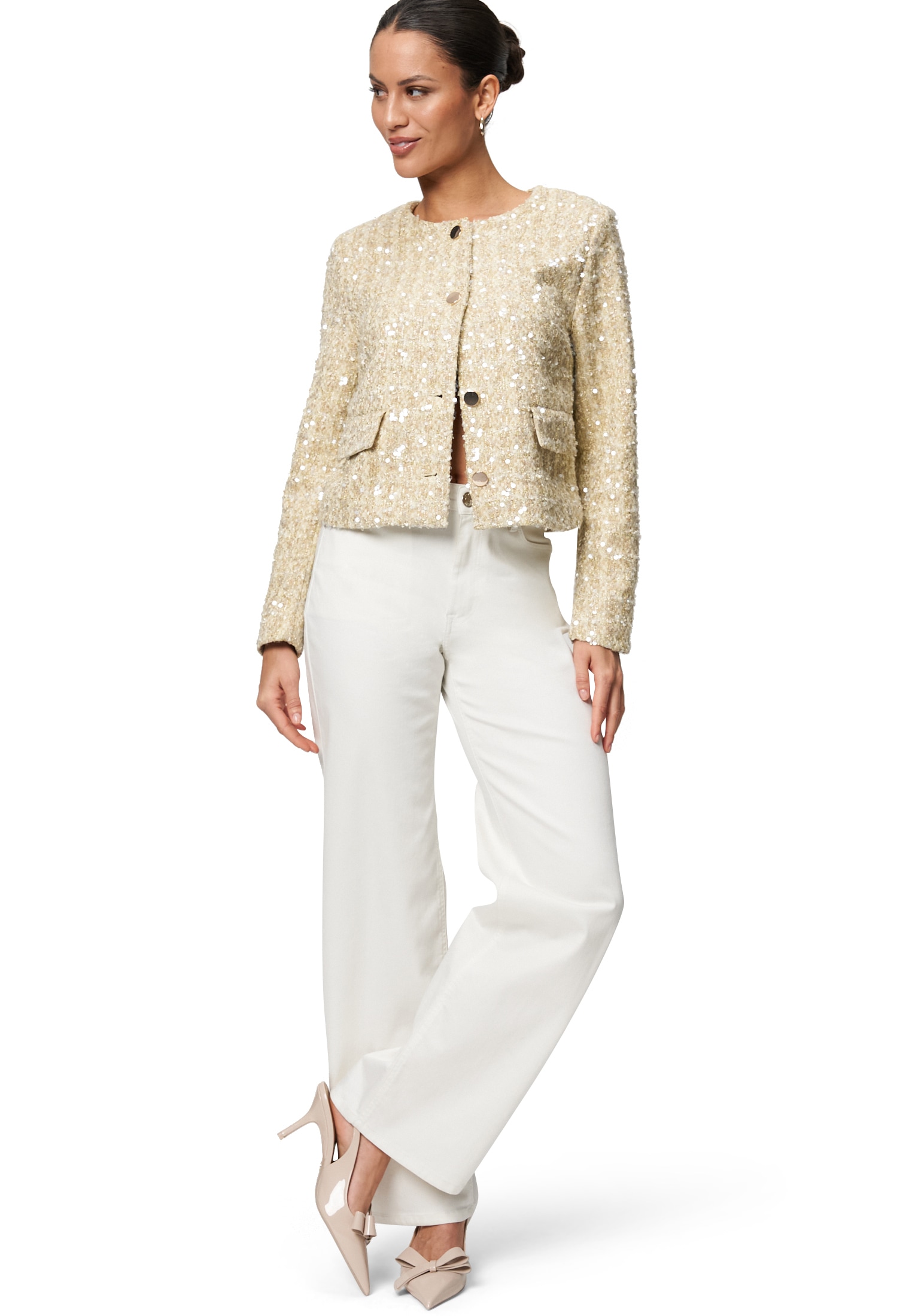 Zero Jackenblazer »Blazer mit Pailletten«
