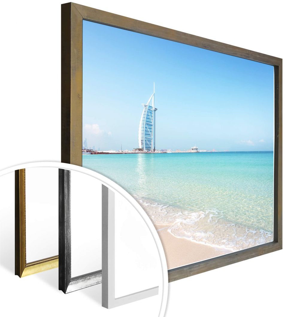 Wall-Art Poster »Poster Colombo Strand Dubai«, Strand, (1 St.), Poster,  Wandbild, Bild, Wandposter auf Raten kaufen