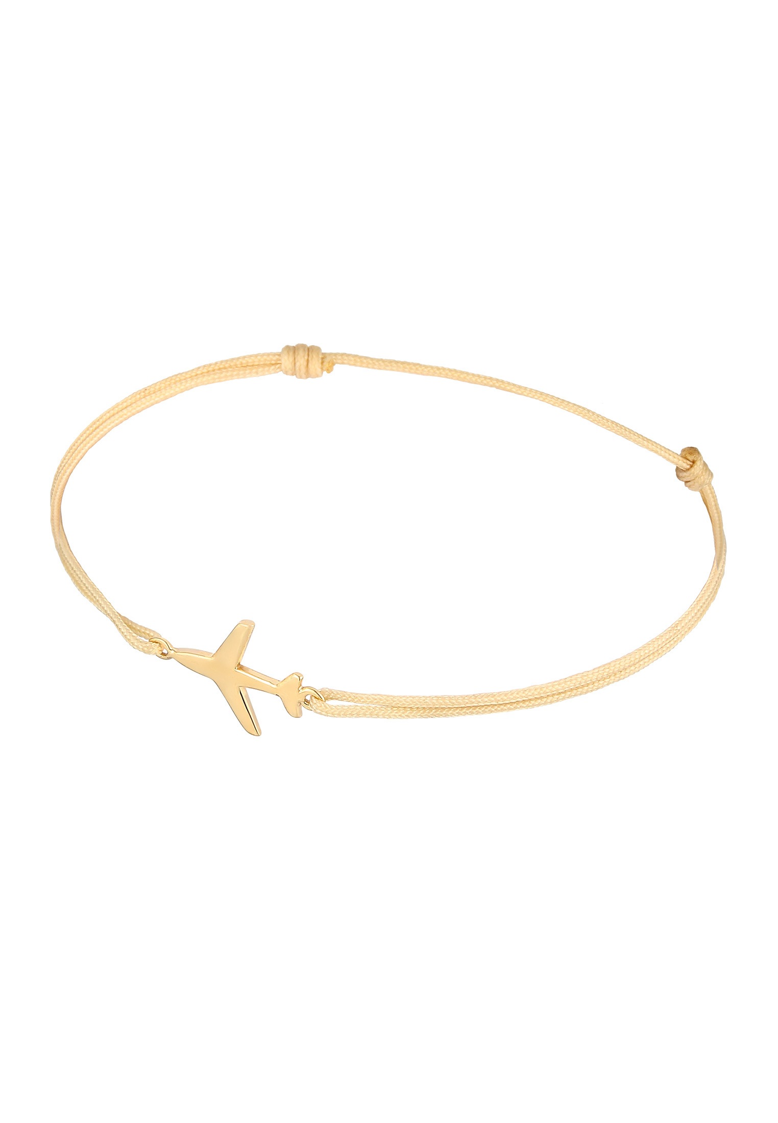 Elli Armkette »Armband Flugzeug Nylon Travel 925 Sterling Silber«