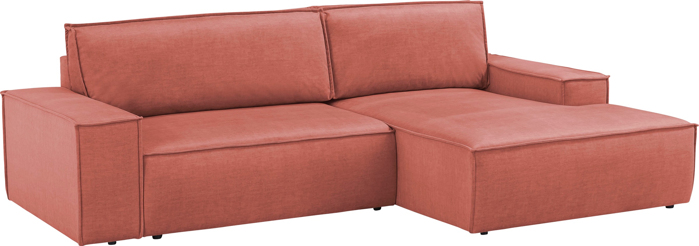 Ecksofa SHERWOOD Schlafsofa, mit Bettkasten, Cord-Bezug