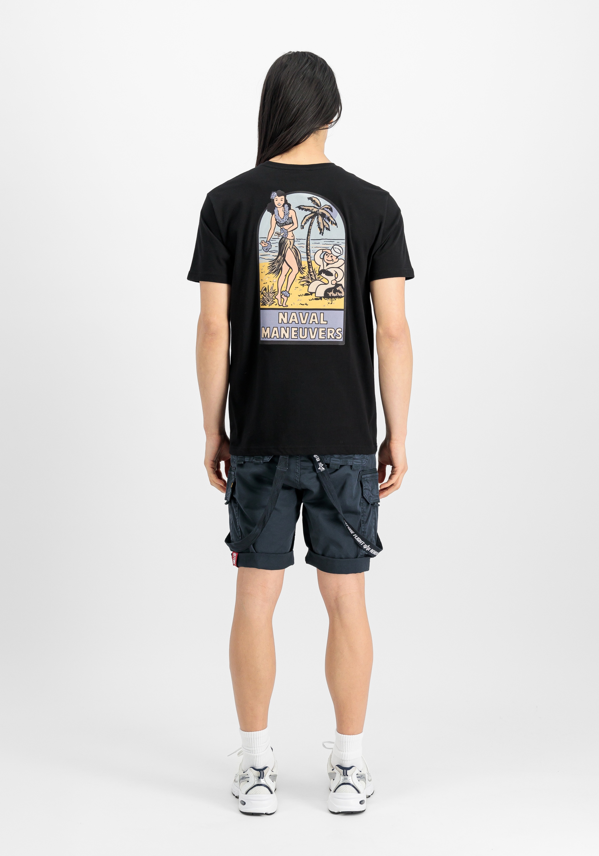 Alpha Industries T-Shirt »Alpha Industries Men - T-Shirts Naval T Back Print«