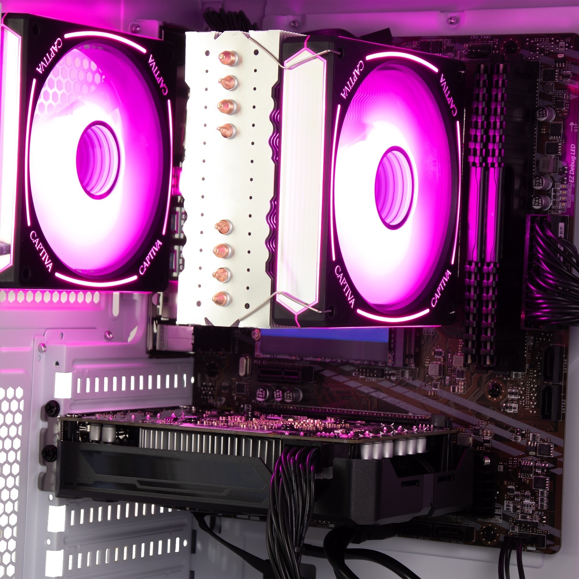 CAPTIVA Business-PC-Komplettsystem »Power Starter R78-392 TFT Bundle« 27 ″ AMD Ryzen 5 Radeon 16 GB RAM 500 GB SSD