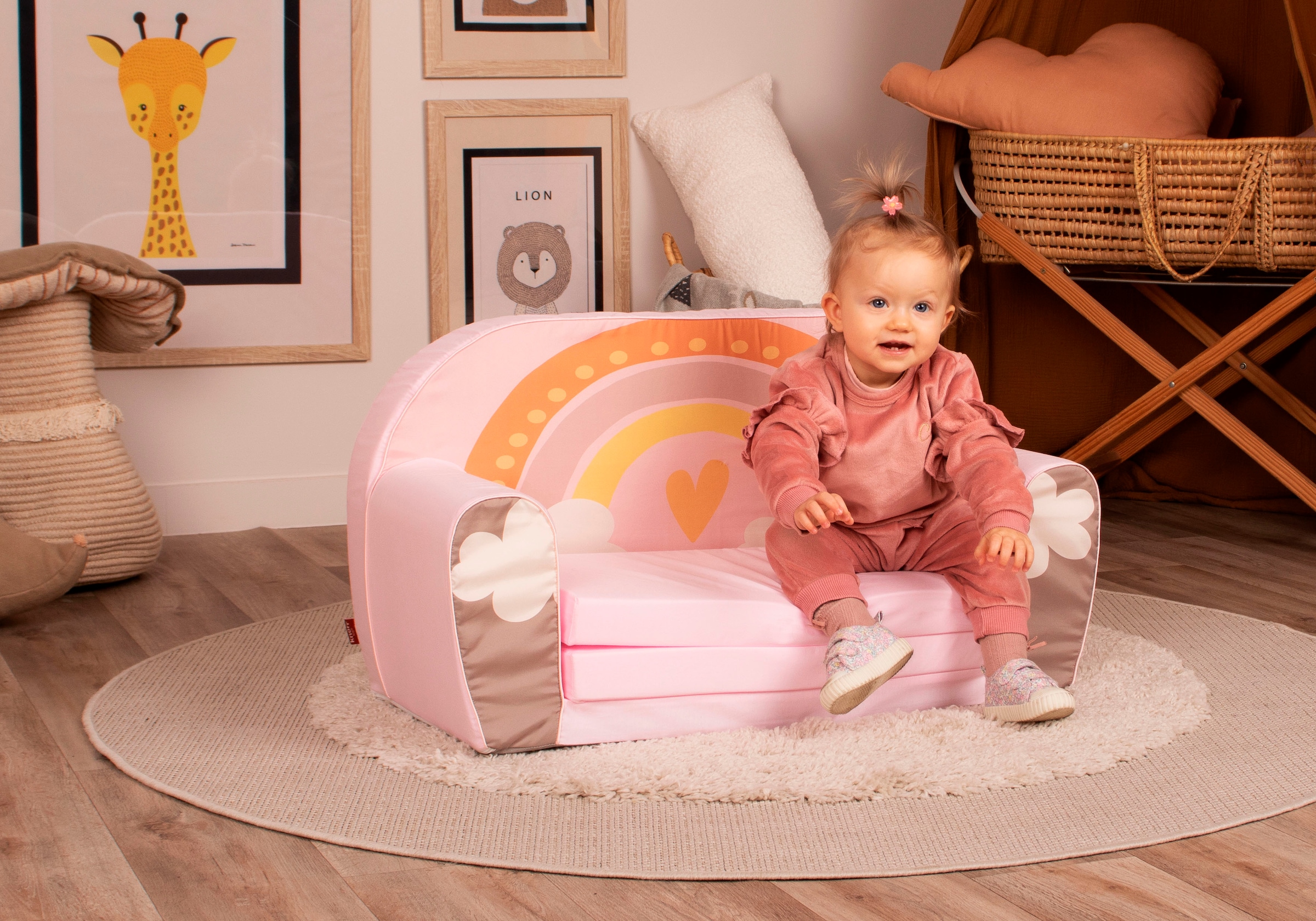 Knorrtoys® Sofa »Regenbogen«, für Kinder; Made in Europe