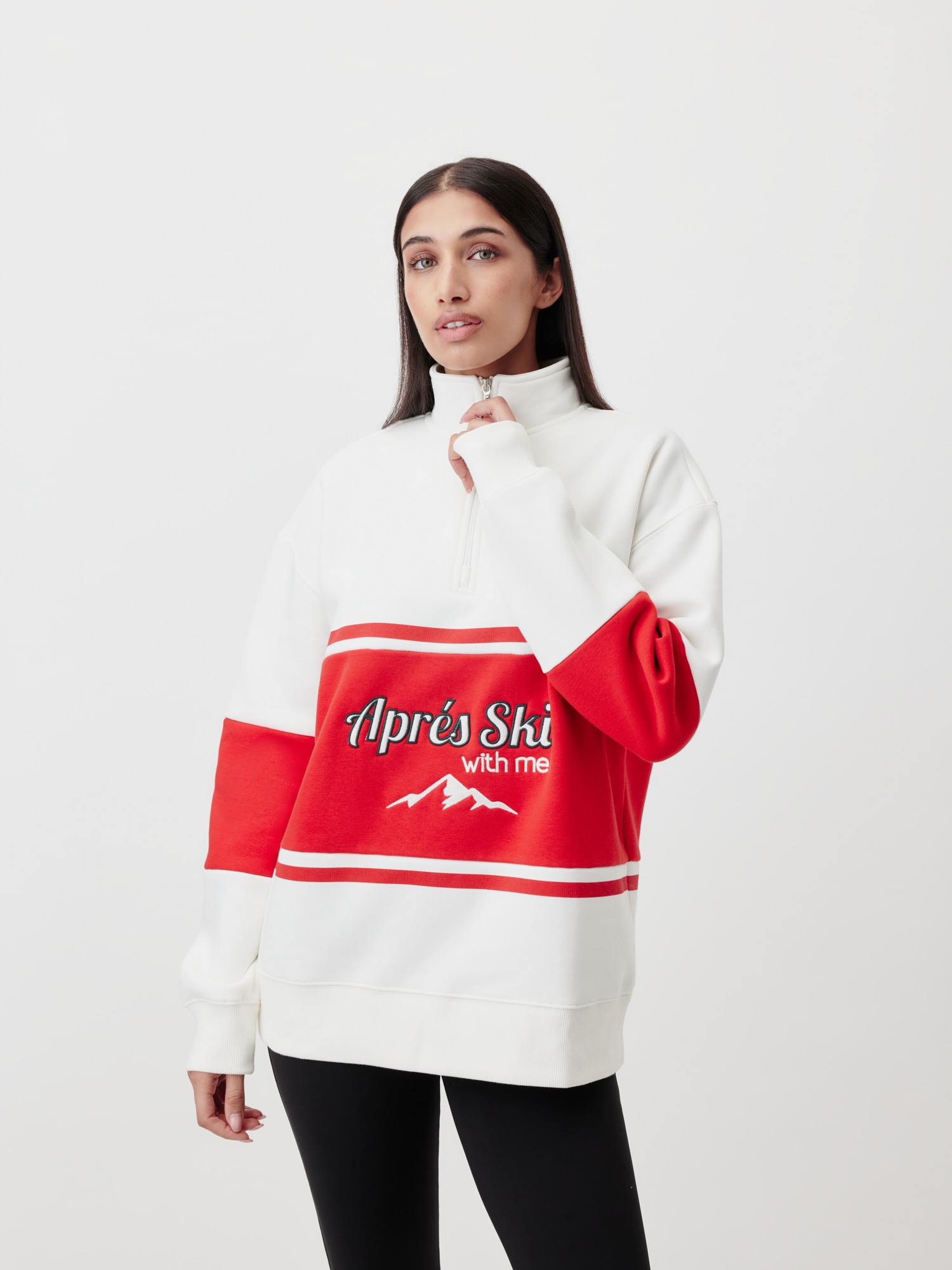 LeGer Sweatshirt »Jenny, LeGer by Lena Gercke«, Stehkragen mit Reißverschluss
