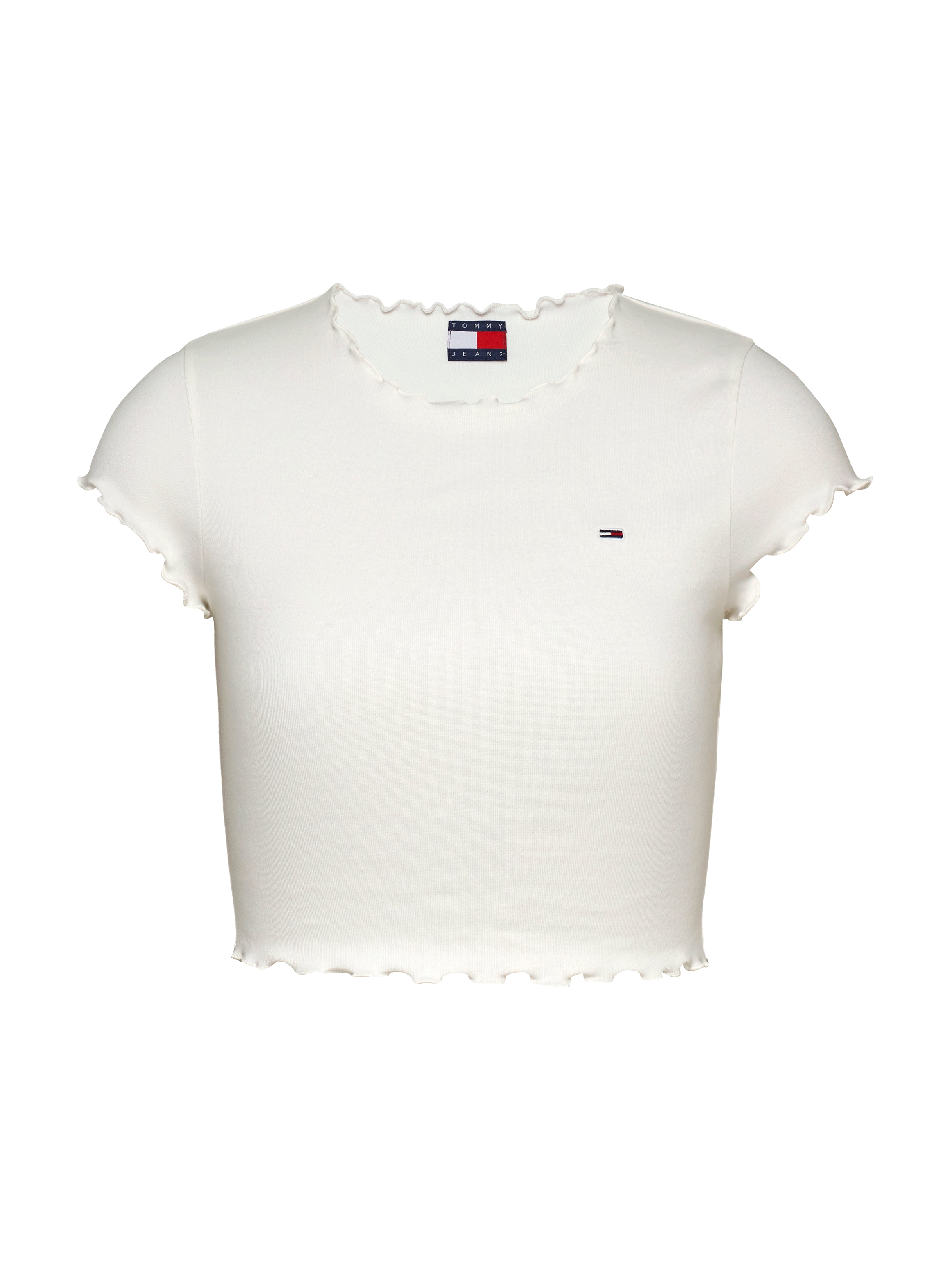 Tommy Jeans T-Shirt »TJW SH SLIM BABYLOCK TEE EXT«, mit Babylock