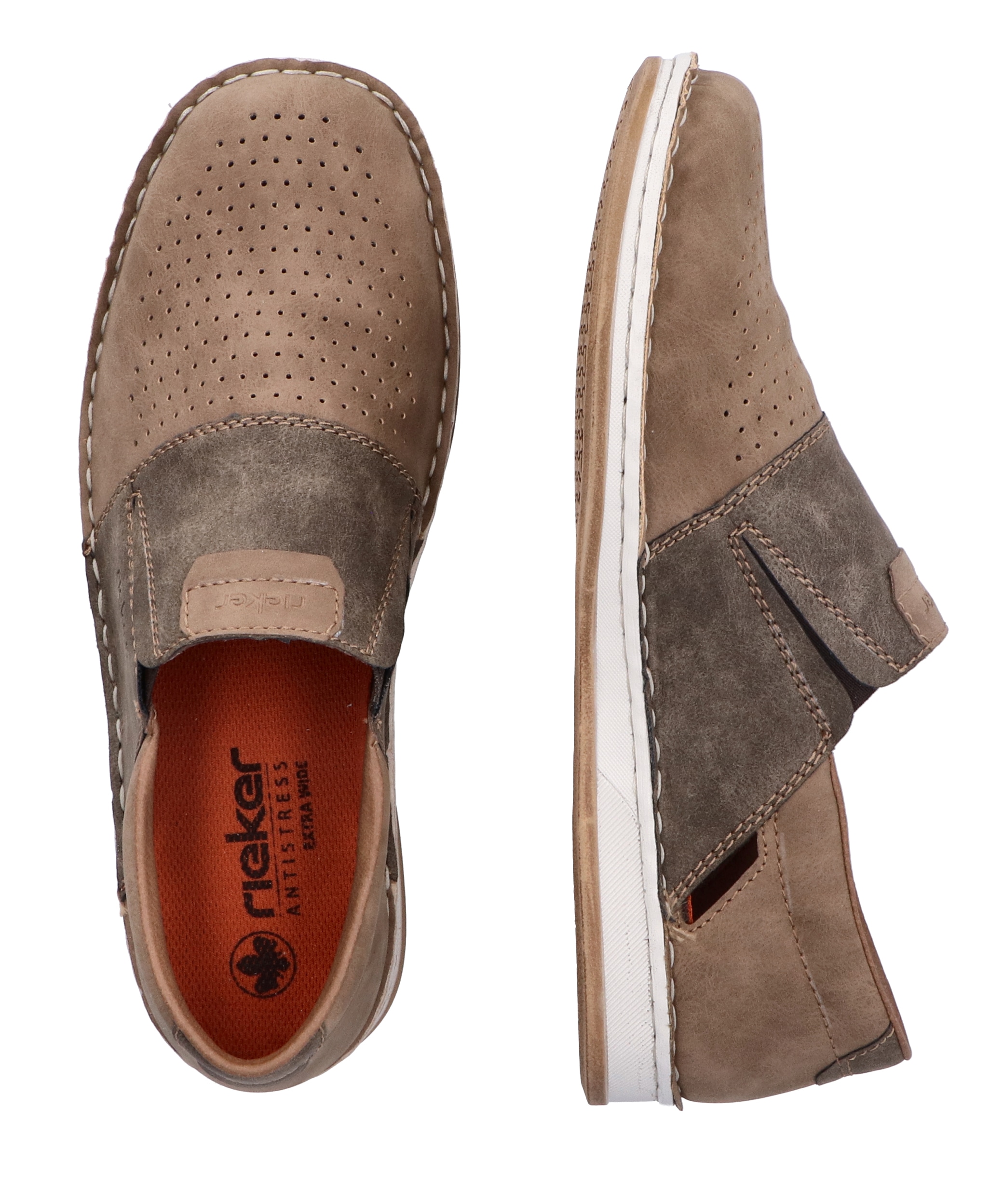 Rieker Slipper, Halbschuh, Freizeitschuh, Sommerschuh mit Perforation