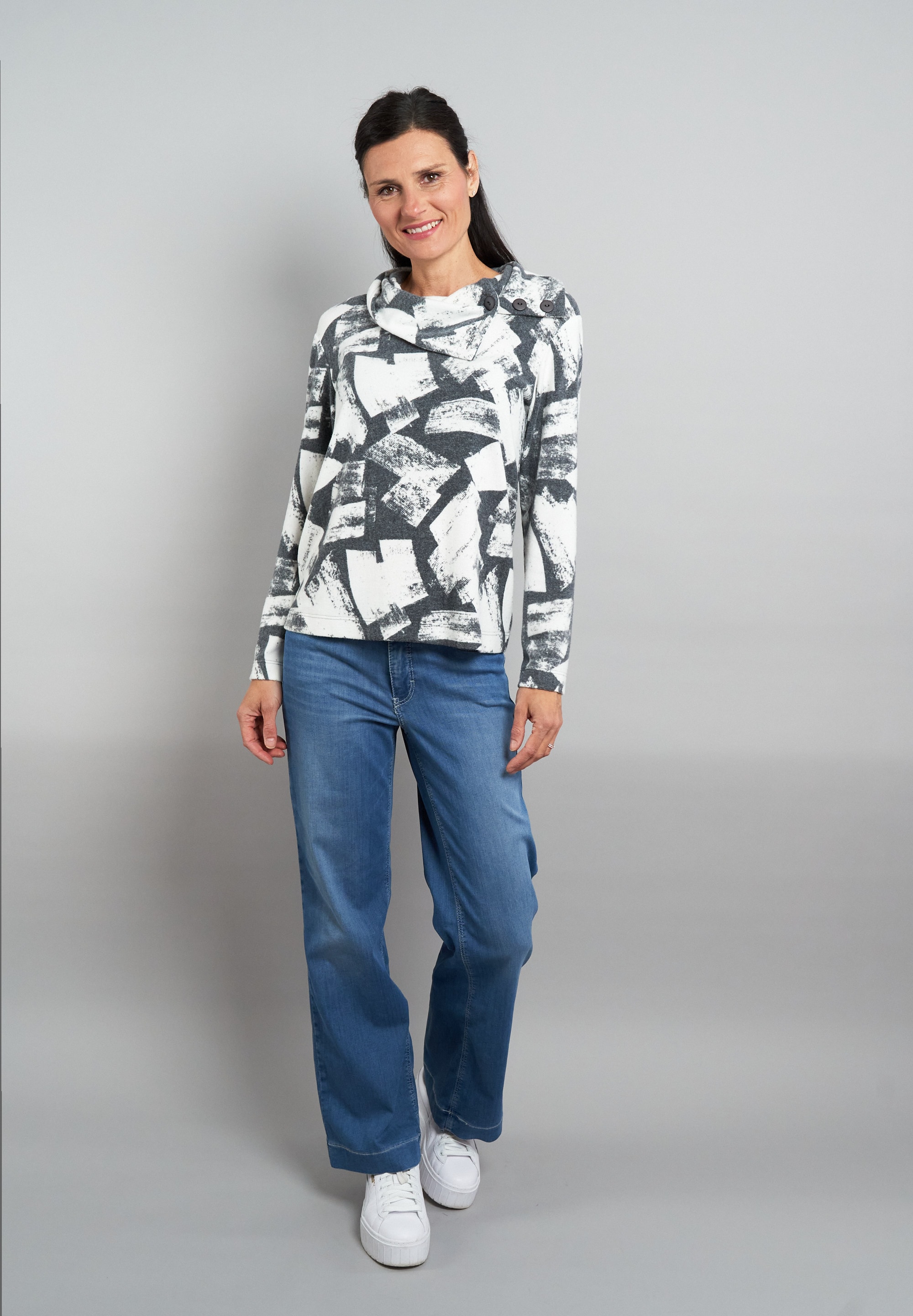 Seidel Moden Schalkragenpullover MADE IN GERMANY