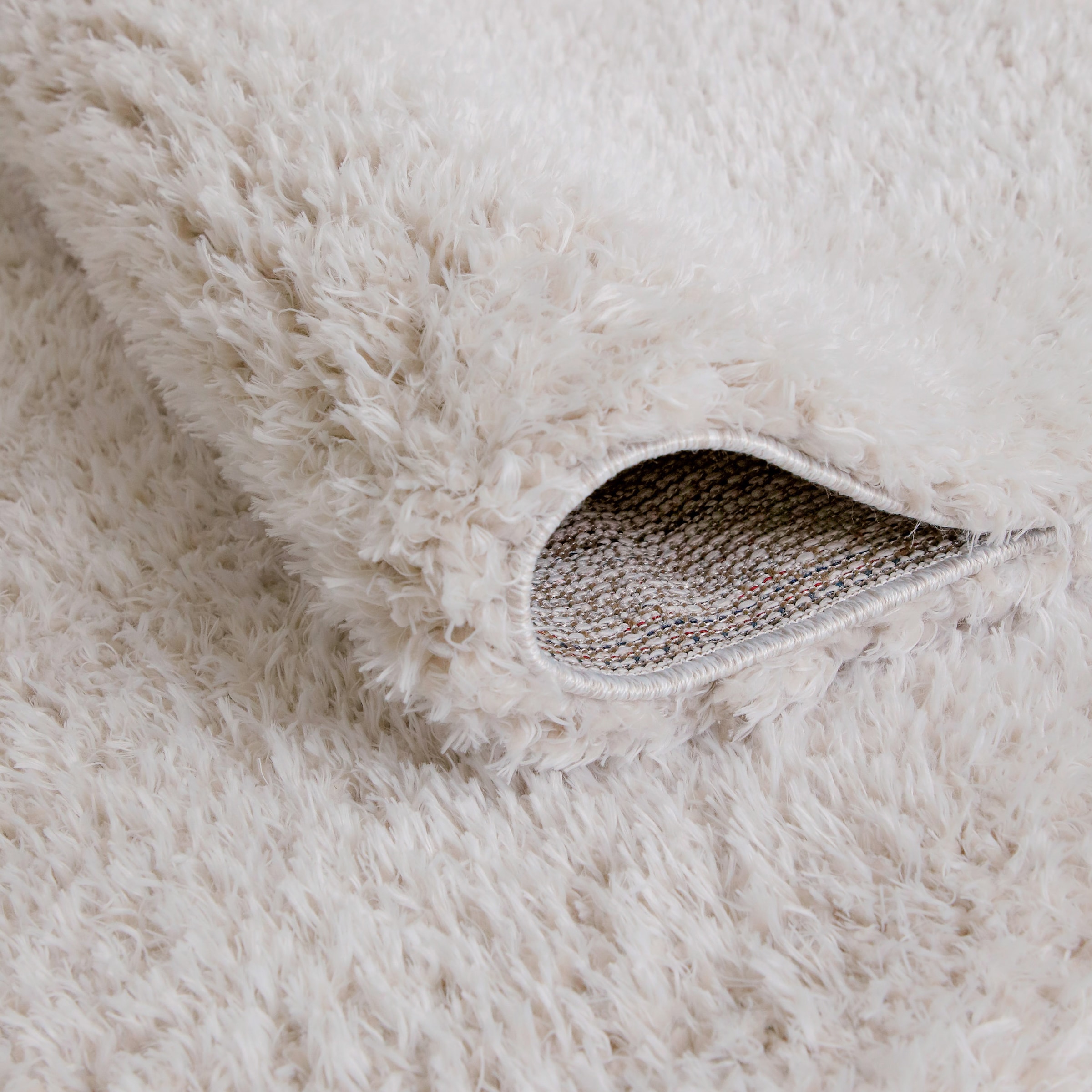 OTTO home Hochflor-Teppich »Josetta , auch als Läufer erhältlich« rechteckig 50 mm Höhe Langflor, Shaggy, dichter weicher Hochflor, uni farben, Wohnzimmer