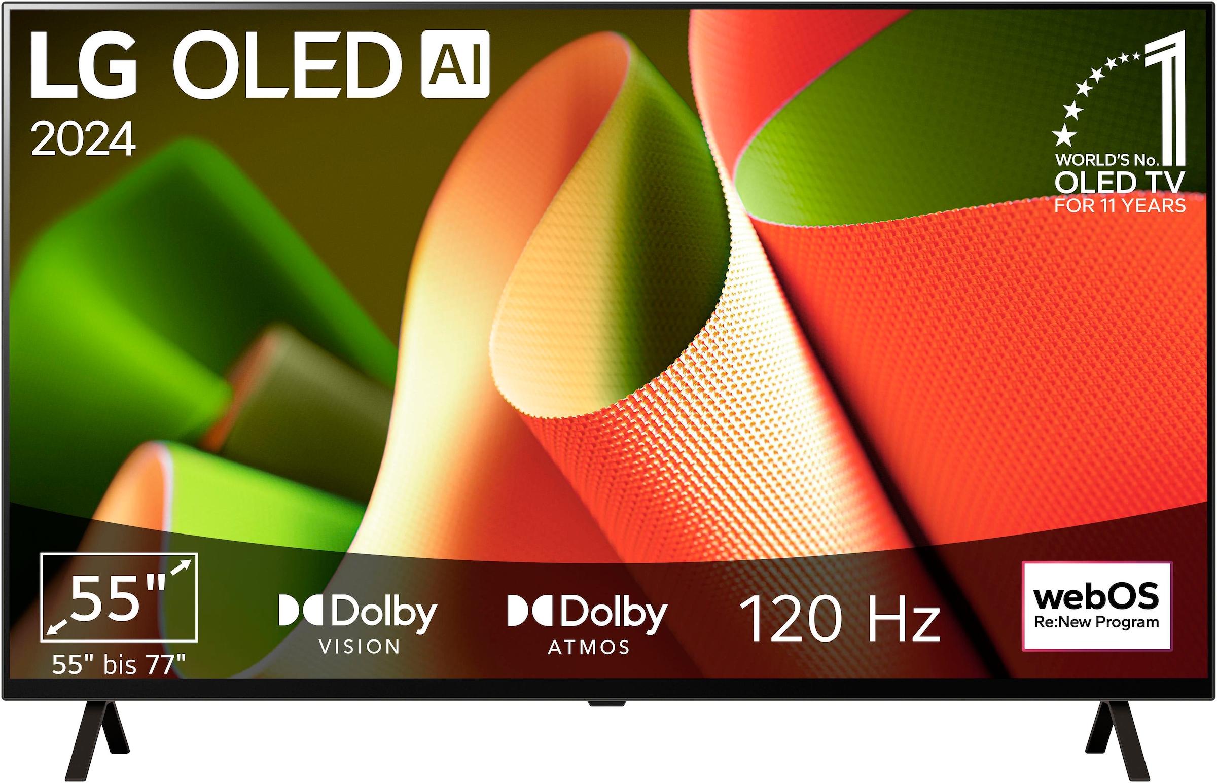 OLED-Fernseher, 139 cm/55 Zoll, 4K Ultra HD, Smart-TV