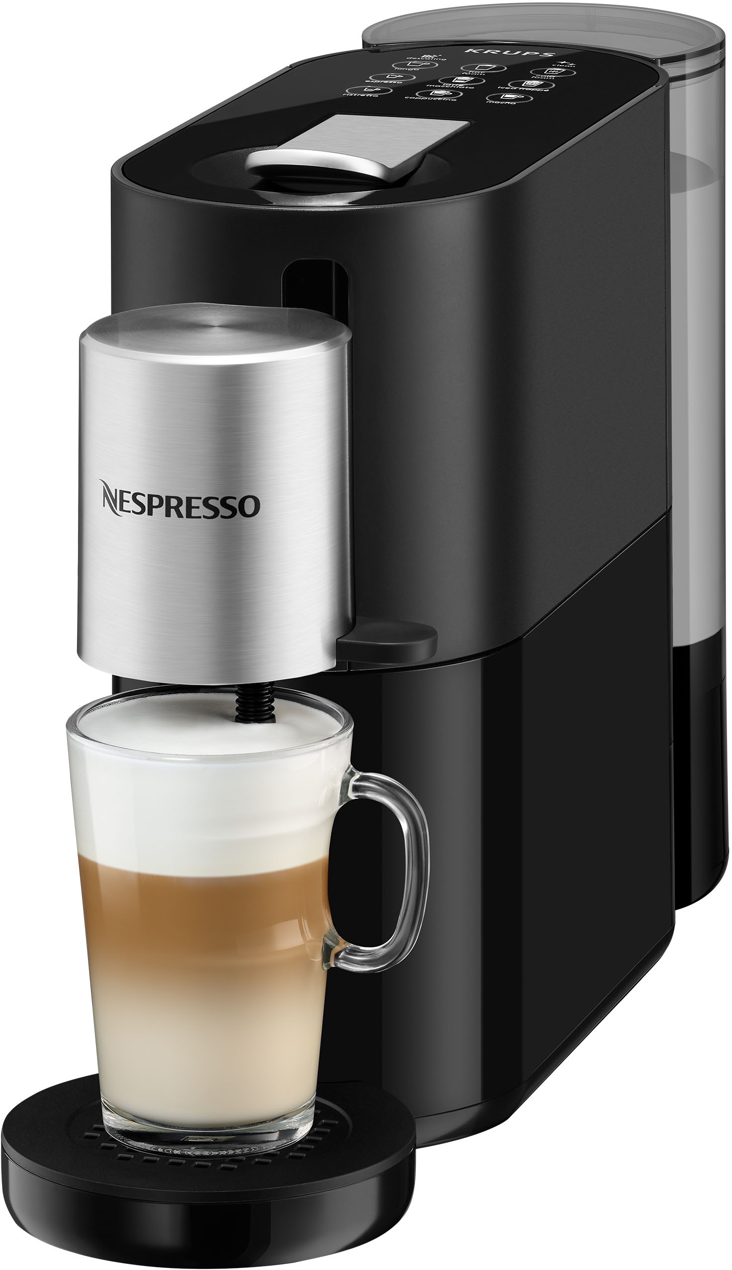 Nespresso Kapselmaschine »XN8908 Atelier von Krups«, Wassertank: 1 L, 19 Bar Druck, inkl. Nespresso Glastasse + Kapseln