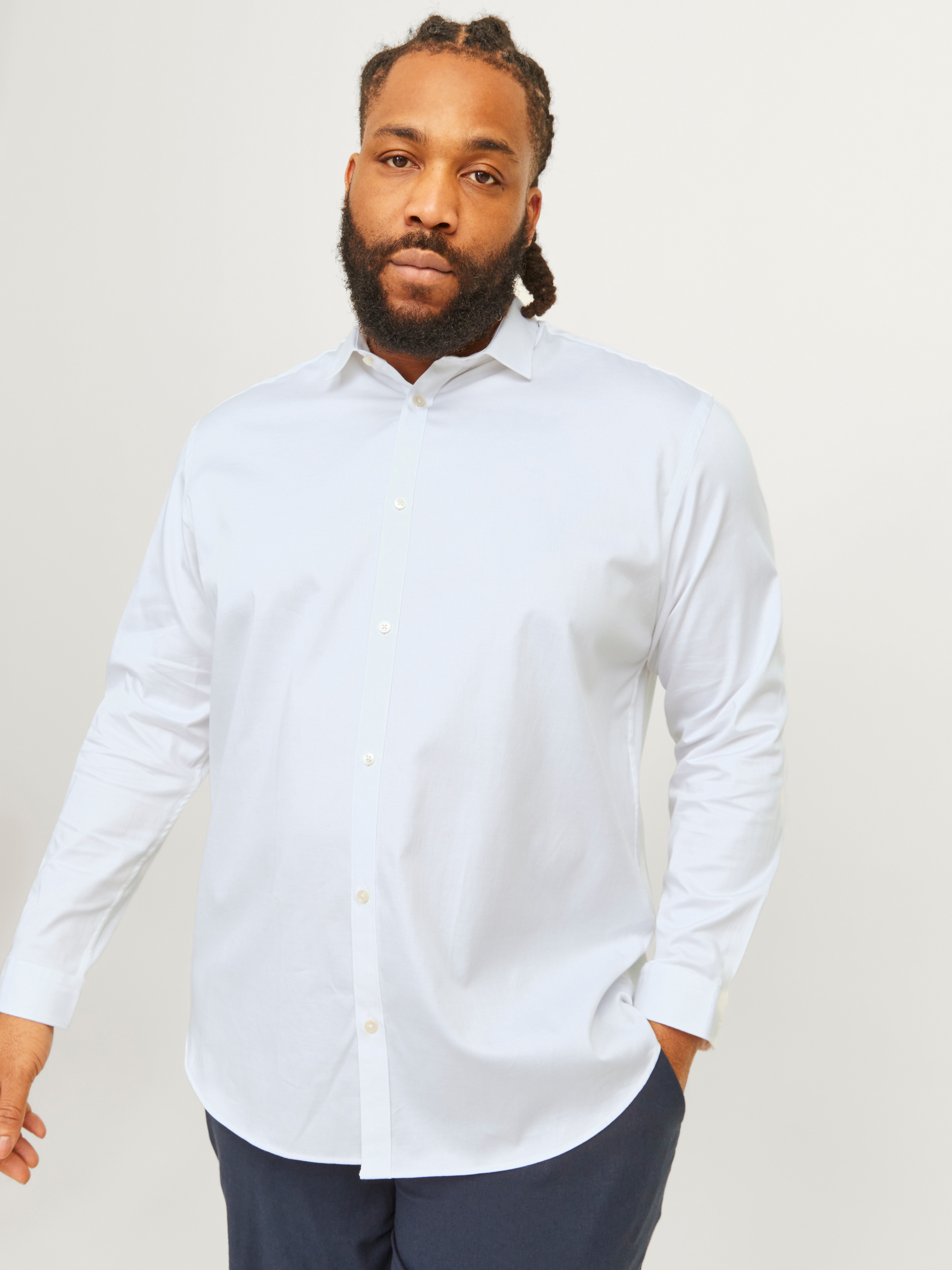 Jack & Jones PlusSize Langarmhemd »JJPRPARMA SHIRT L/S NOOS PLS«