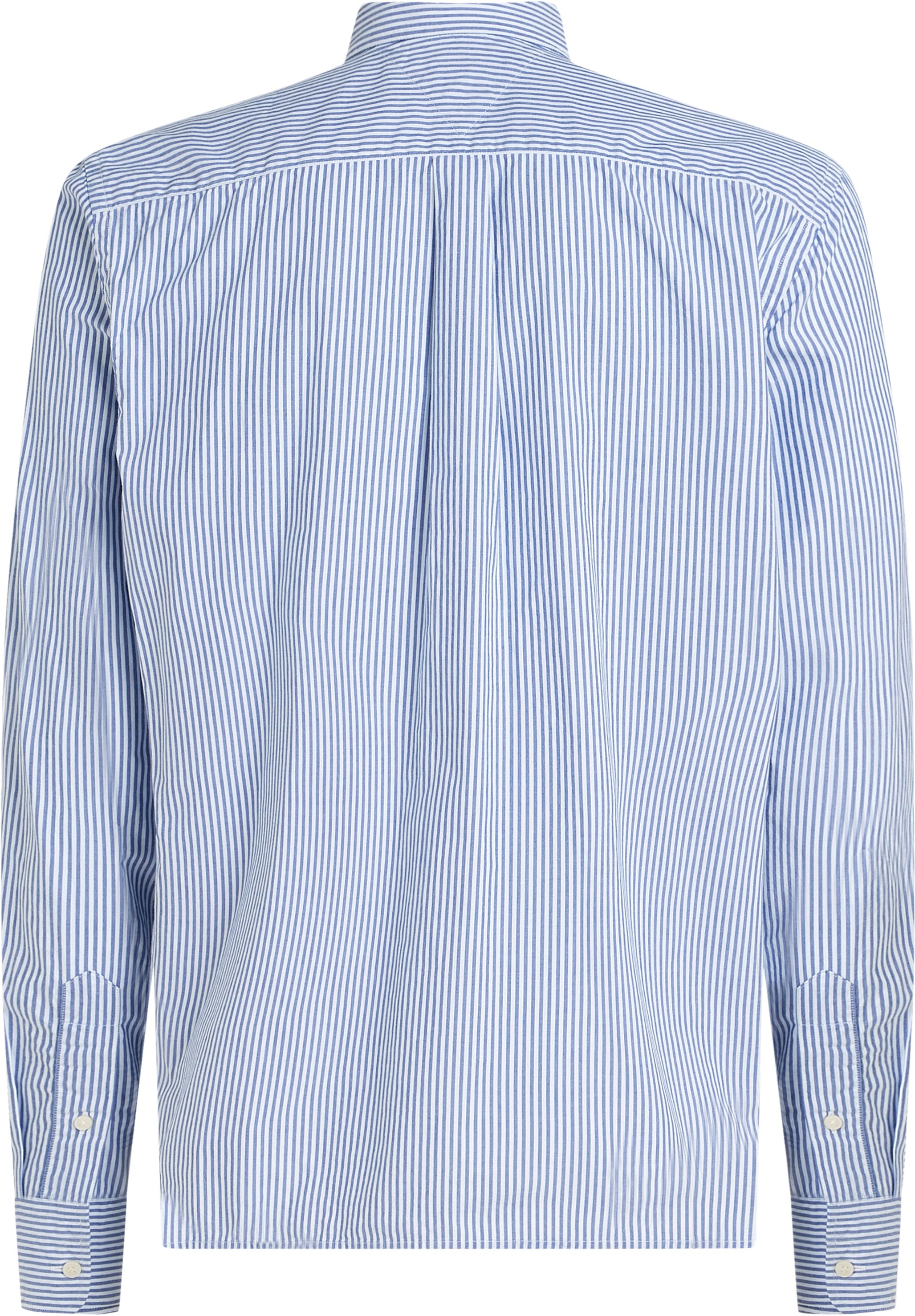 Tommy Hilfiger Big & Tall Langarmhemd »BT-FLEX POPLIN CL STP SHIRT-B«, in Großen Größen, Logostickerei