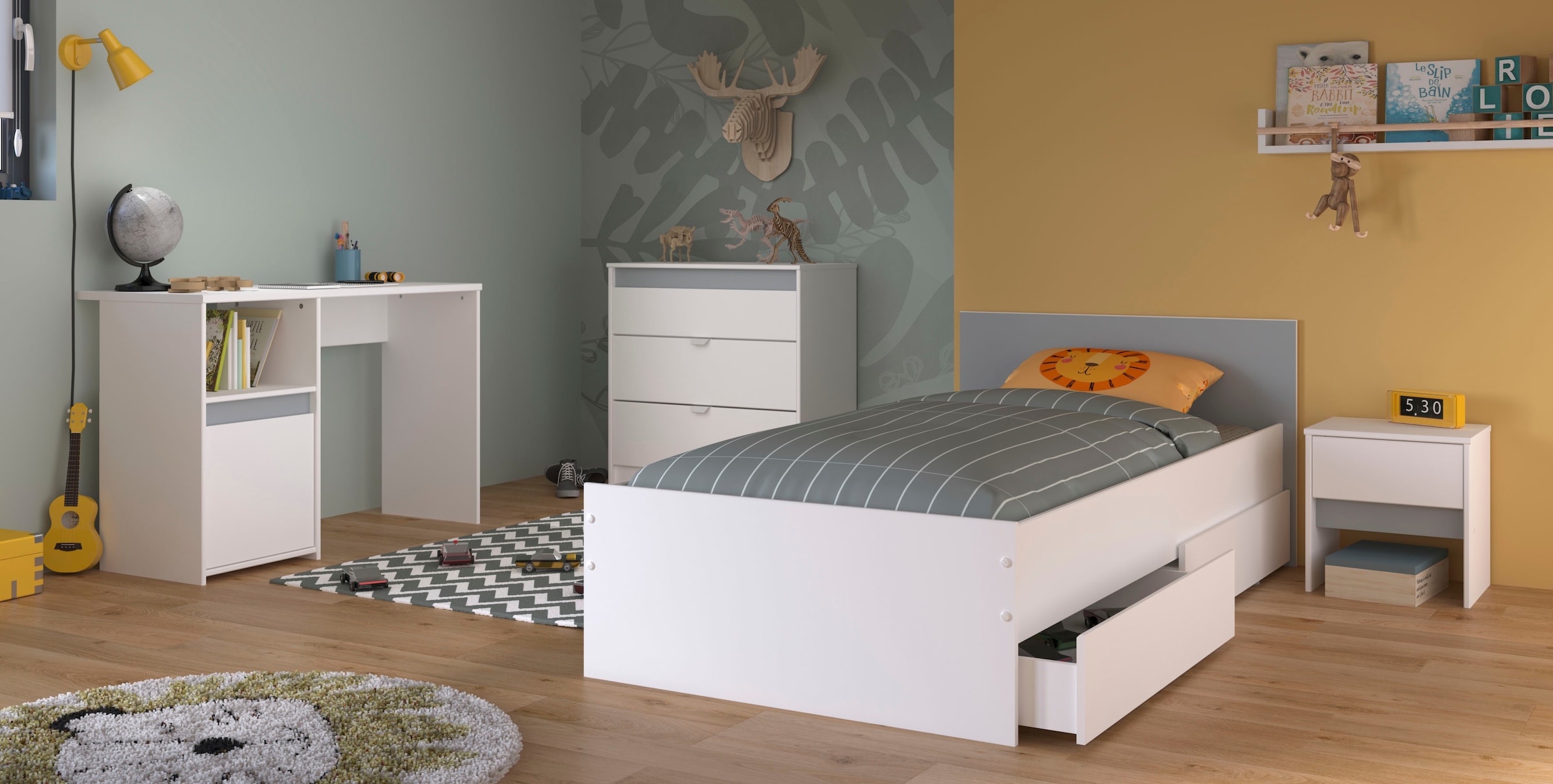 Parisot Jugendzimmer-Set »Pirouette«, (Set, 5 tlg.)