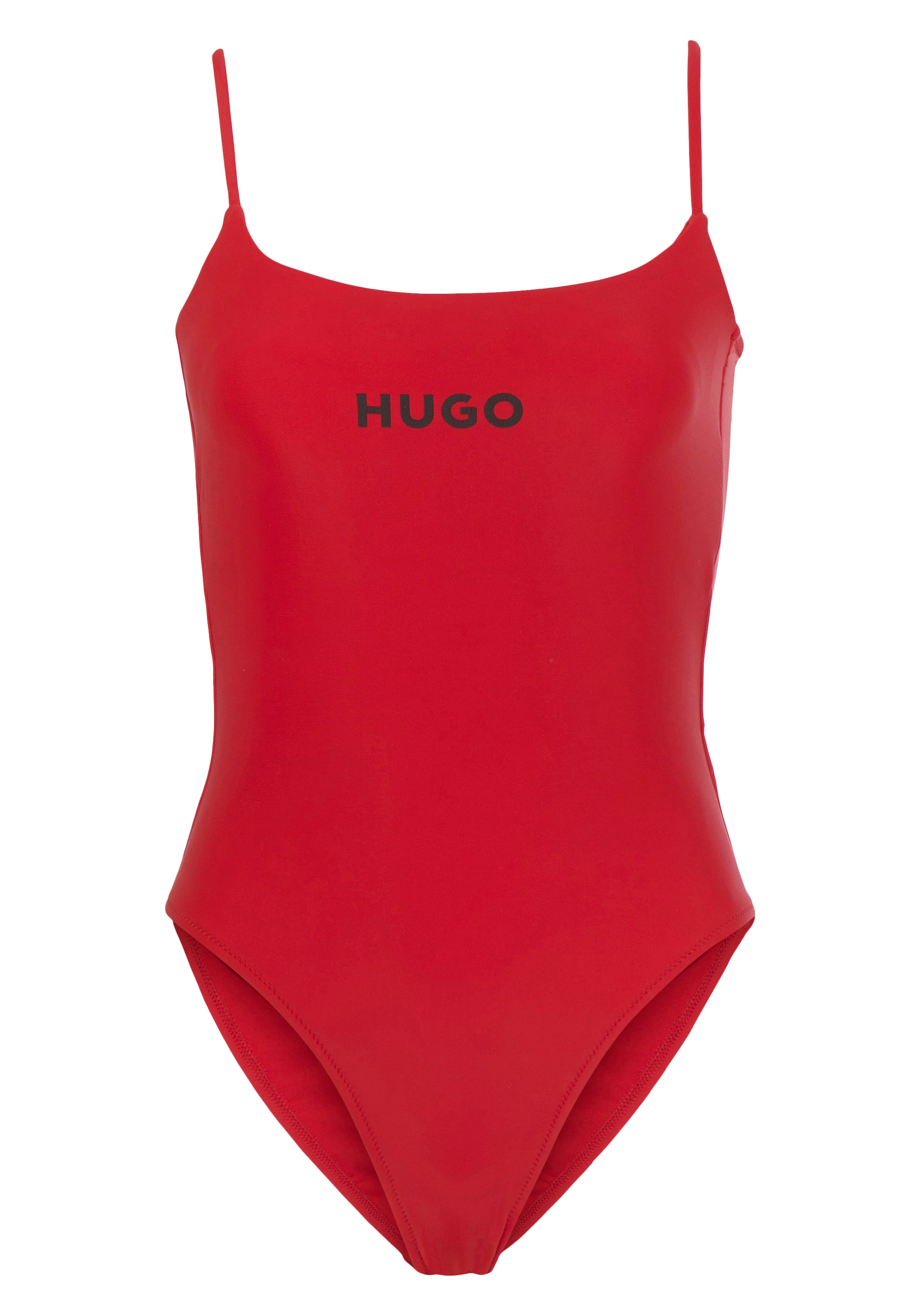 HUGO Badeanzug »PURE_SWIMSUIT«, bei Logoschriftzug mit