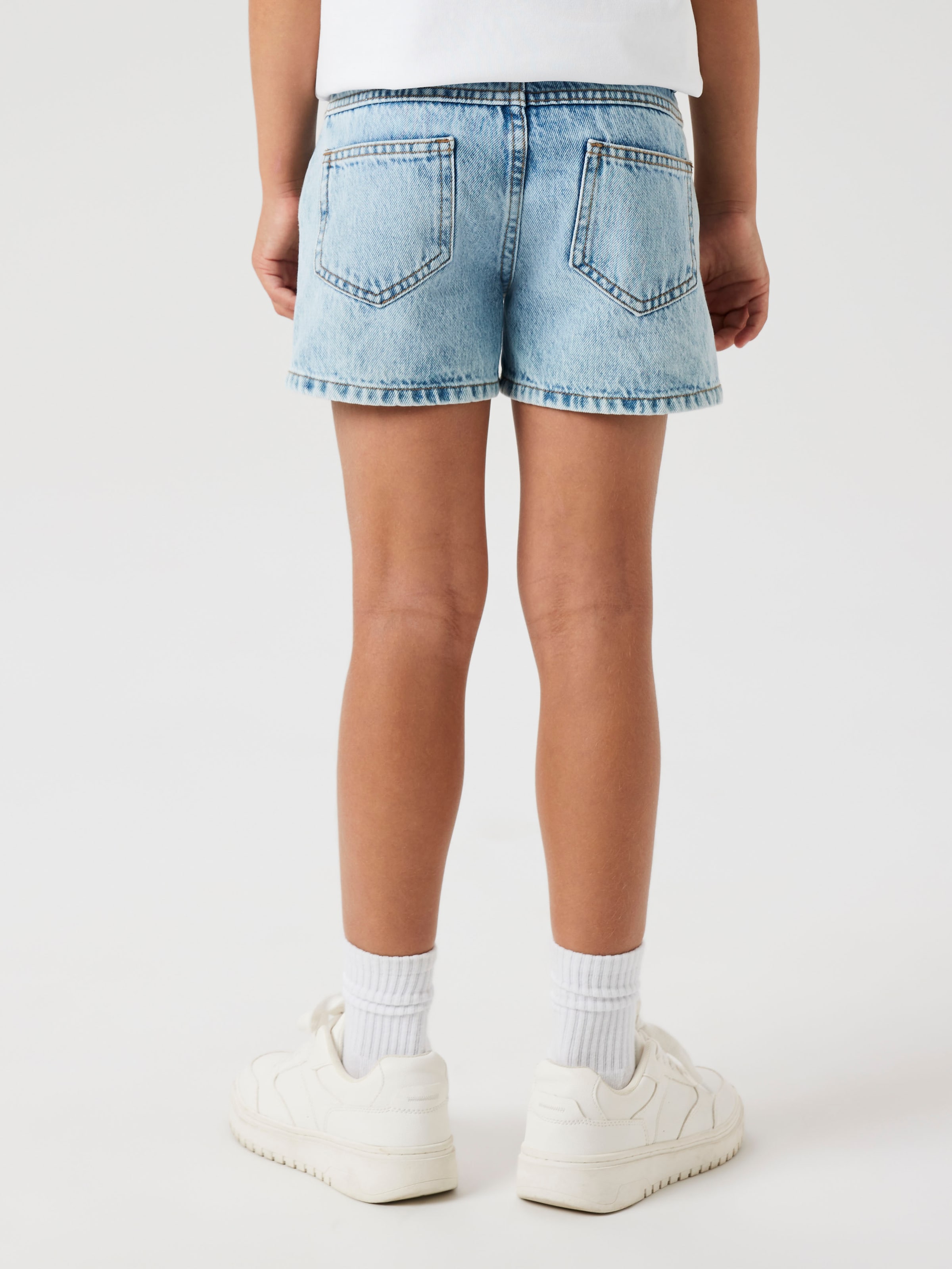 Name It Jeansshorts »NKFROSE REG DNM SHORTS 6042-AC NOOS« Baumwolle, mit Glitzersteinchen