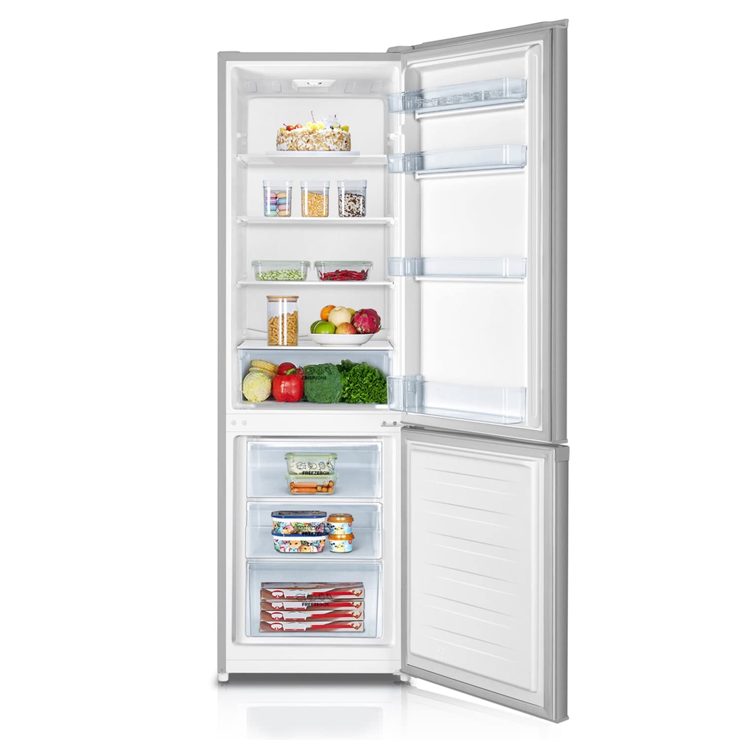 GORENJE Kühl-/Gefrierkombination »RK4182PS4«, LED-Innenbeleuchtung, CrispZone, Eco-Modus