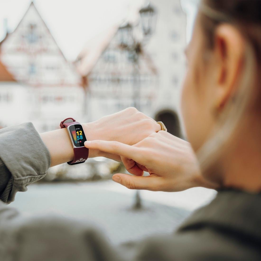3 5, | »Sportarmband Charge Fitbit XXL Jahre für atmungsaktives Garantie Smartwatch-Armband Uhrenarmband« Hama UNIVERSAL ➥