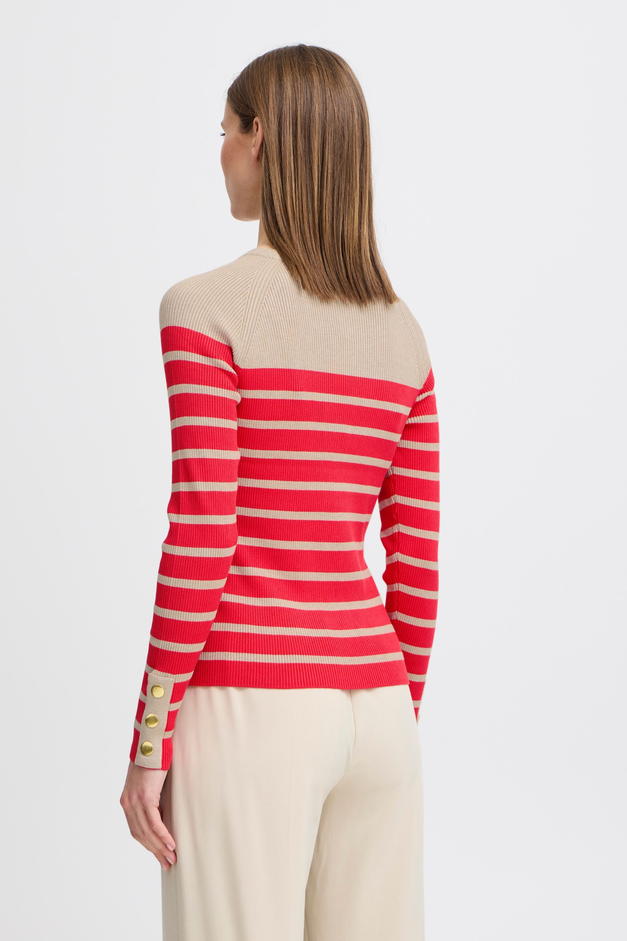 b.young Strickfleece-Pullover »Strickpullover BYMMMORLA SLIM RAGLAN -«