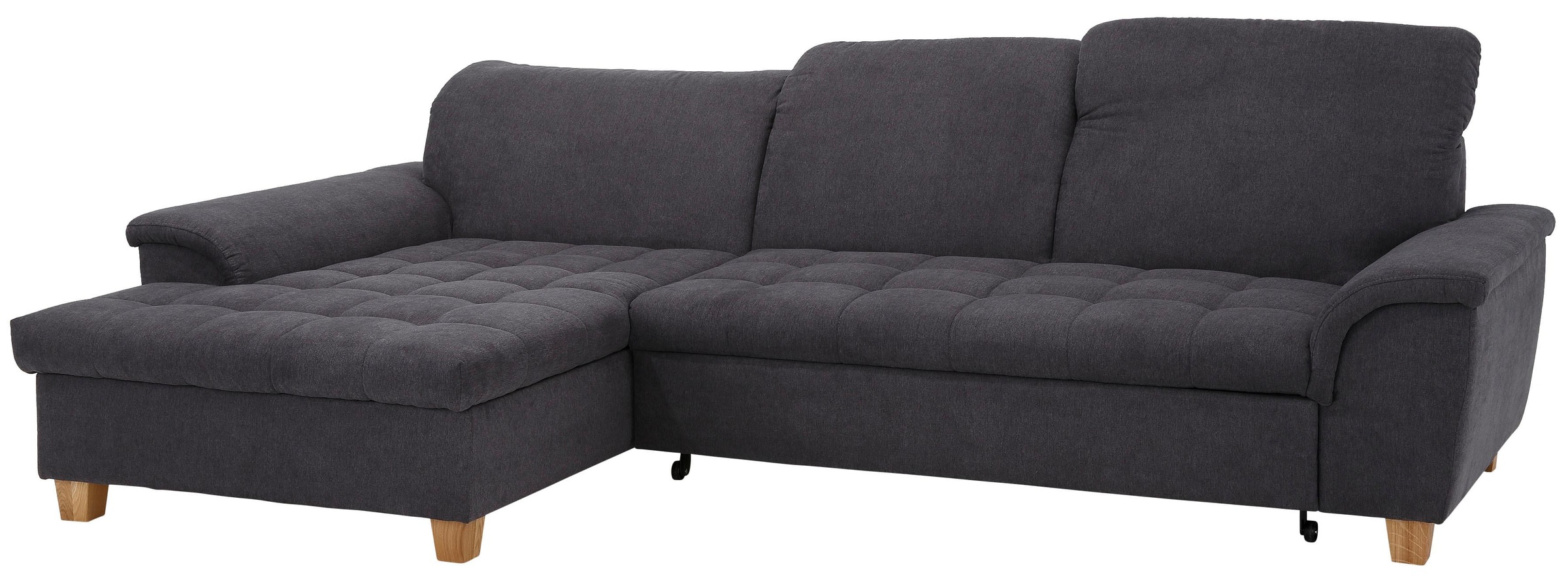 Home affaire Ecksofa »Lyla L-Form«, mit Recamiere, wahlweise mit Rückenfunktion und zusätzlich mit Bett